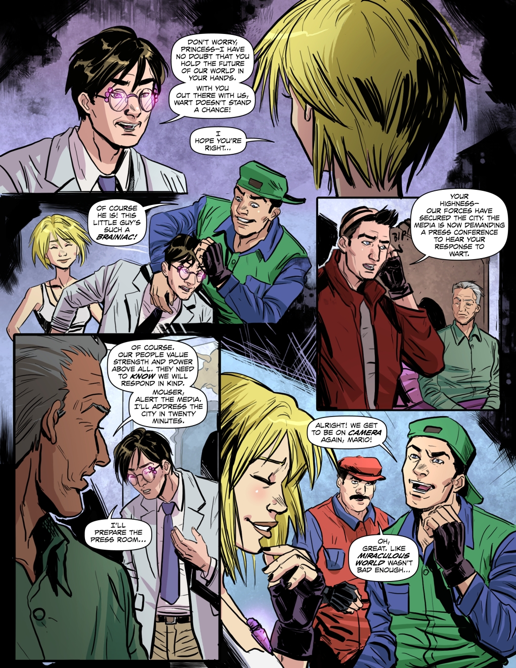 Read online Super Mario Bros. The Movie comic -  Issue #4 - 6