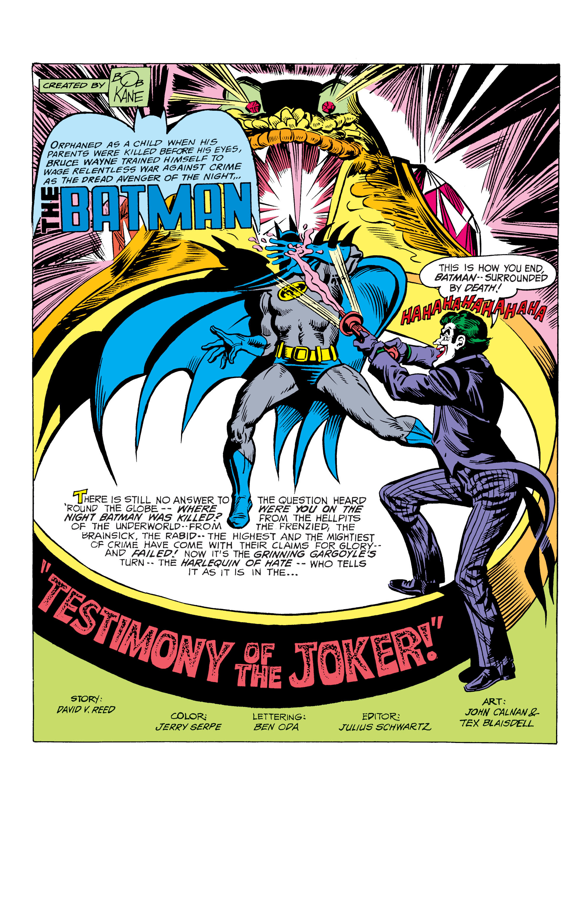 Read online Batman (1940) comic -  Issue #294 - 2