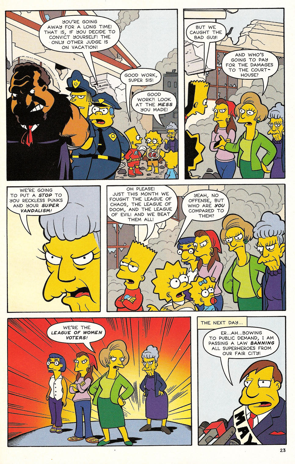 Read online Bongo Comics Presents Simpsons Super Spectacular comic -  Issue #3 - 19