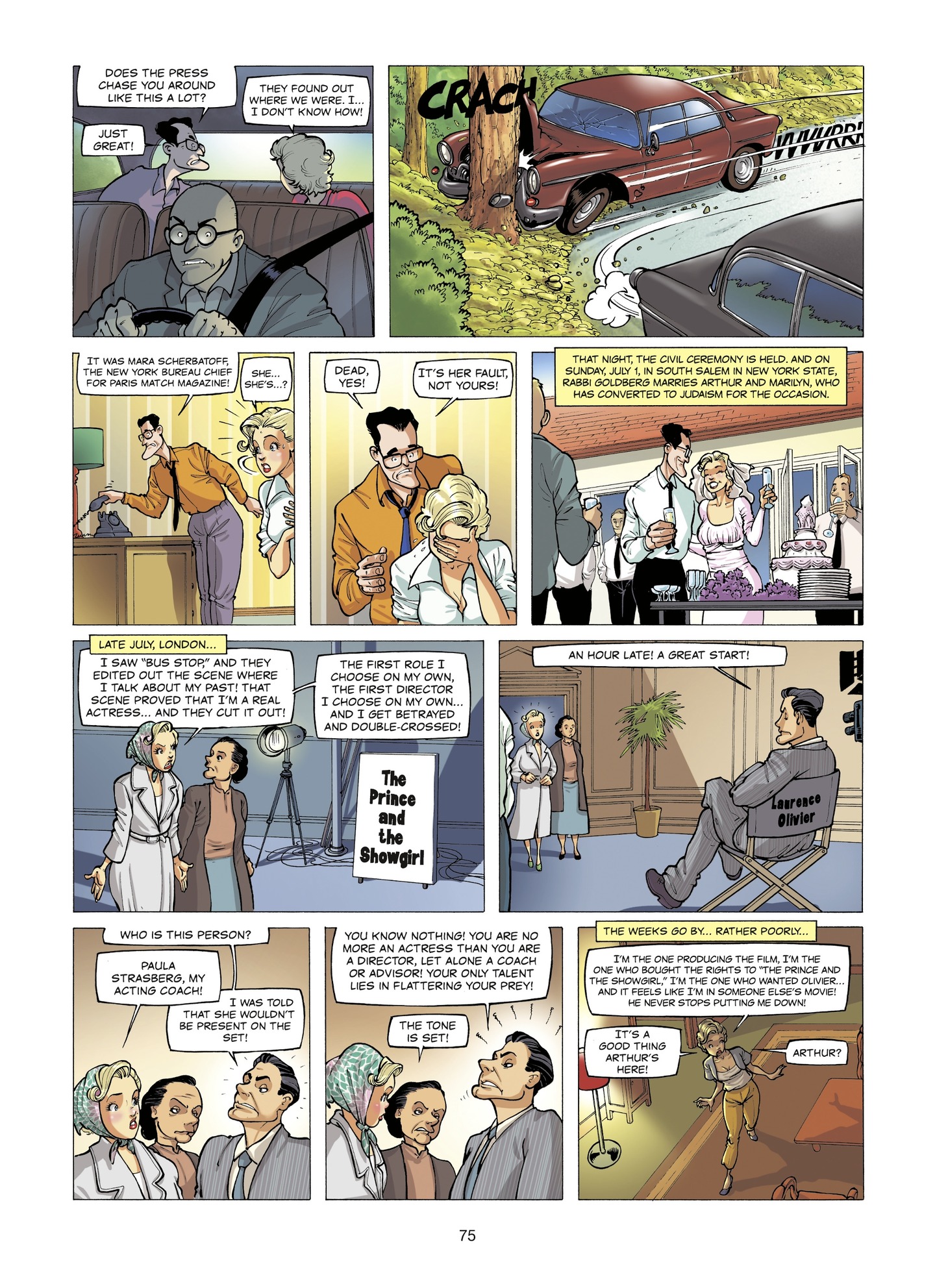 Read online The Stars of History: Marilyn Monroe comic -  Issue # TPB - 75