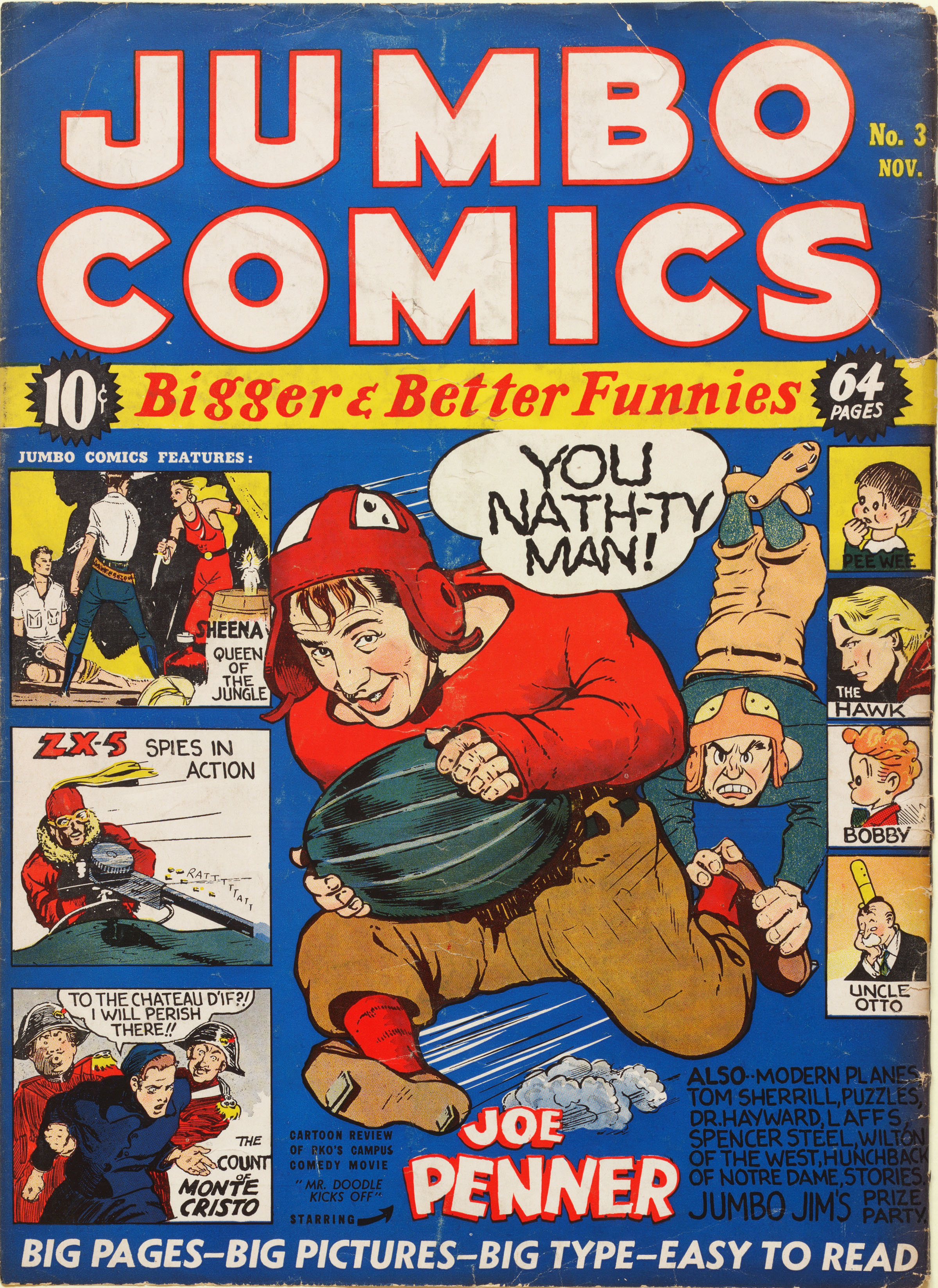 Read online Jumbo Comics comic -  Issue #3 - 1