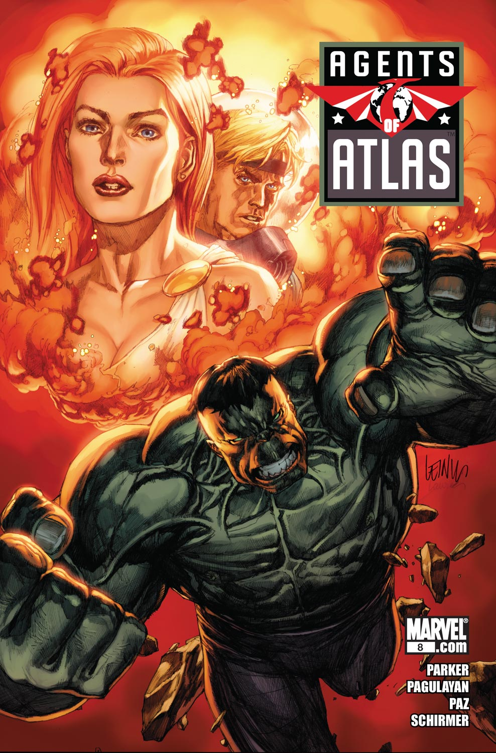 Read online Agents Of Atlas (2009) comic -  Issue #8 - 1