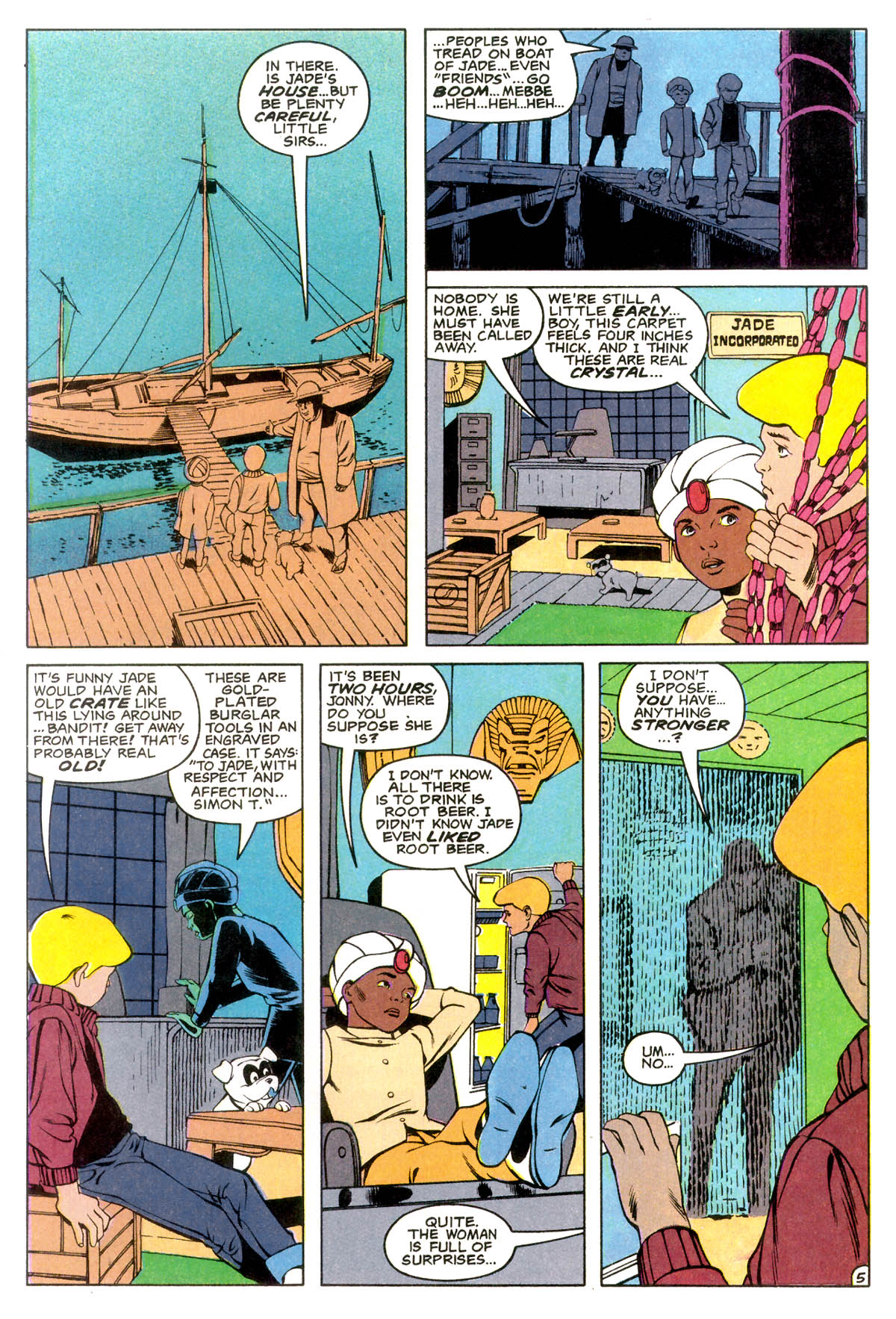 Read online Jonny Quest comic -  Issue #5 - 7