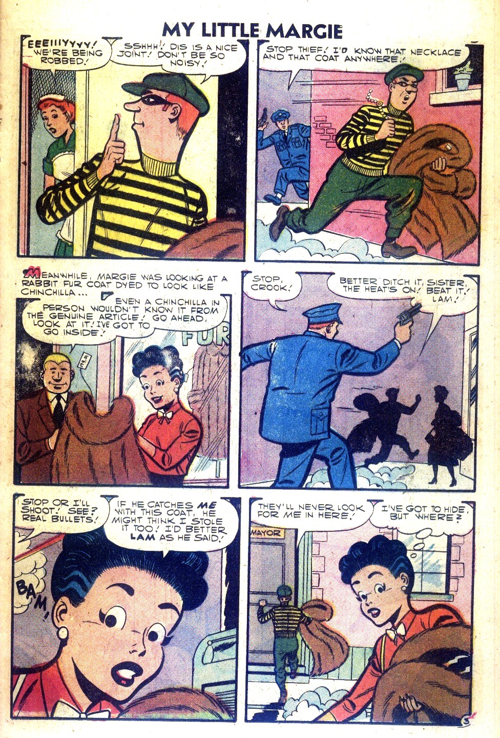 Read online My Little Margie (1954) comic -  Issue #18 - 25