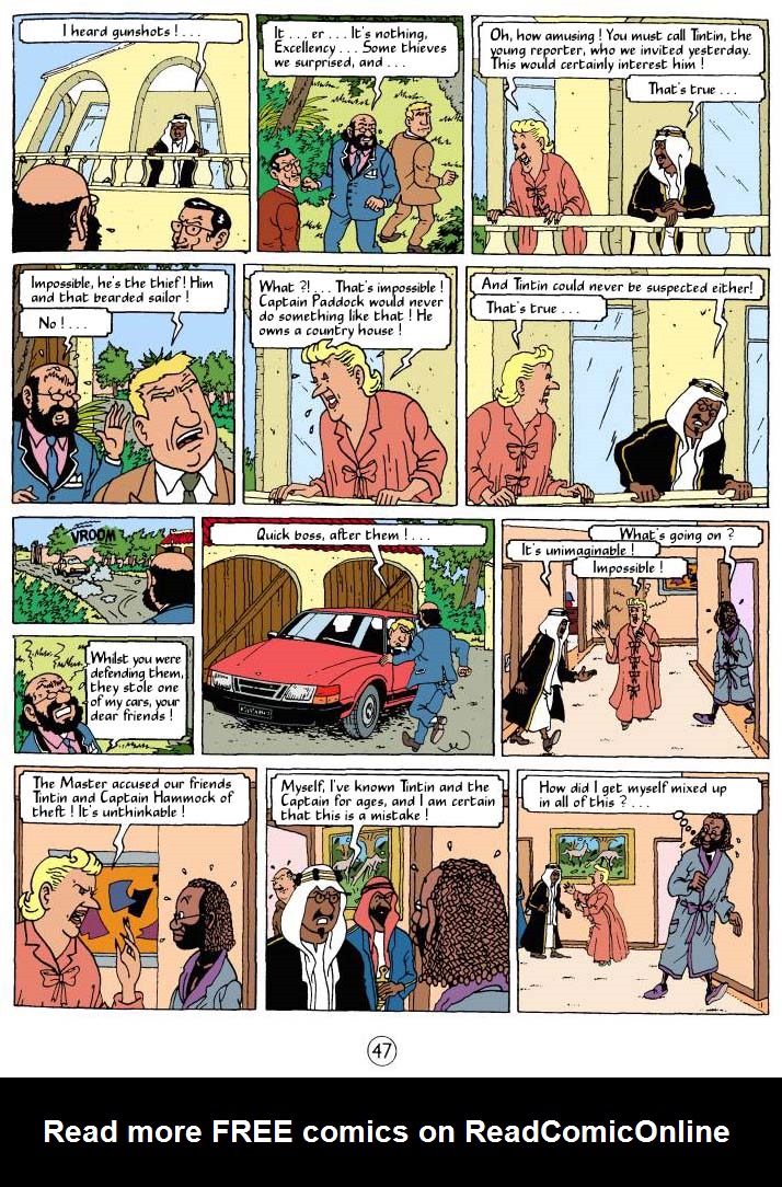 Read online The Adventures of Tintin comic -  Issue #24 - 50