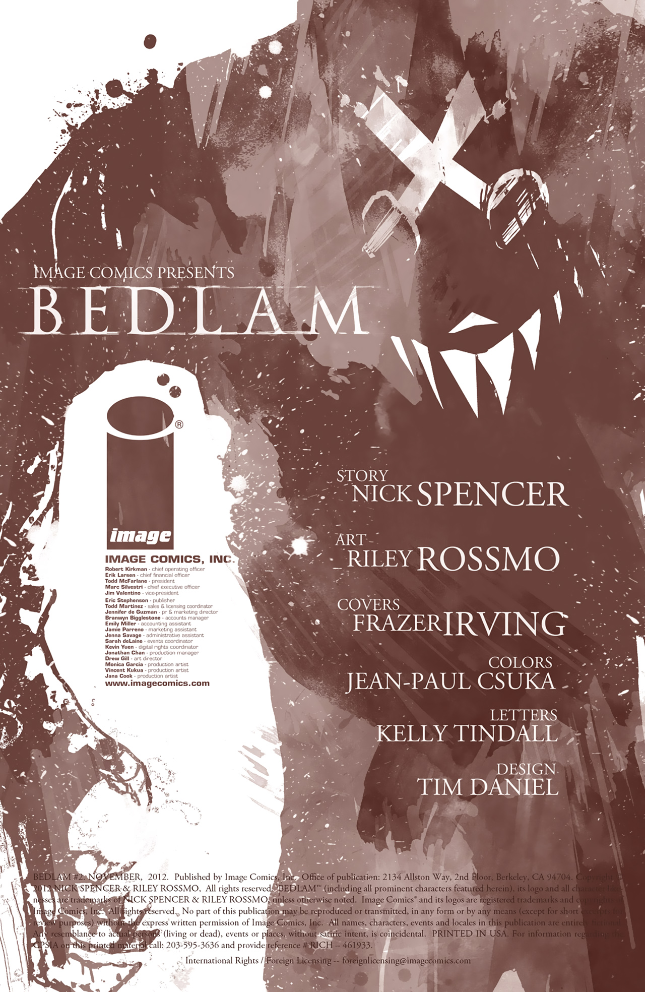 Read online Bedlam comic -  Issue #2 - 2