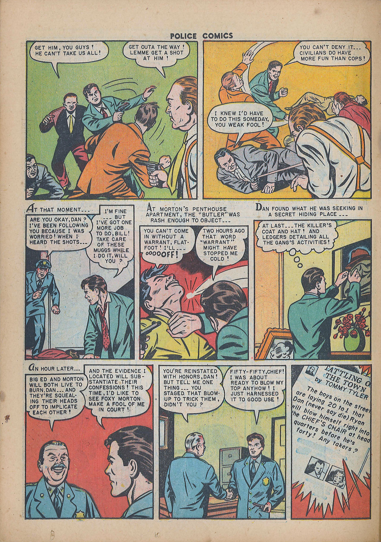 Read online Police Comics comic -  Issue #102 - 32
