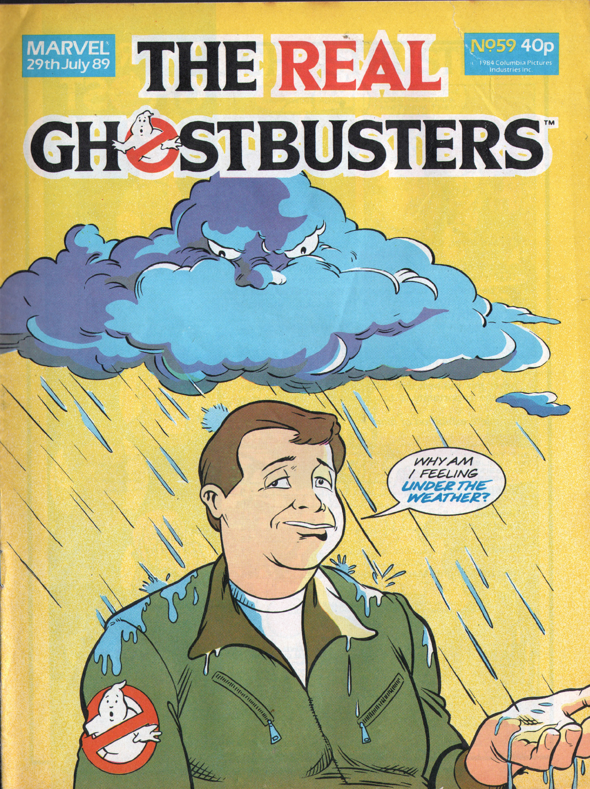 Read online The Real Ghostbusters comic -  Issue #59 - 1