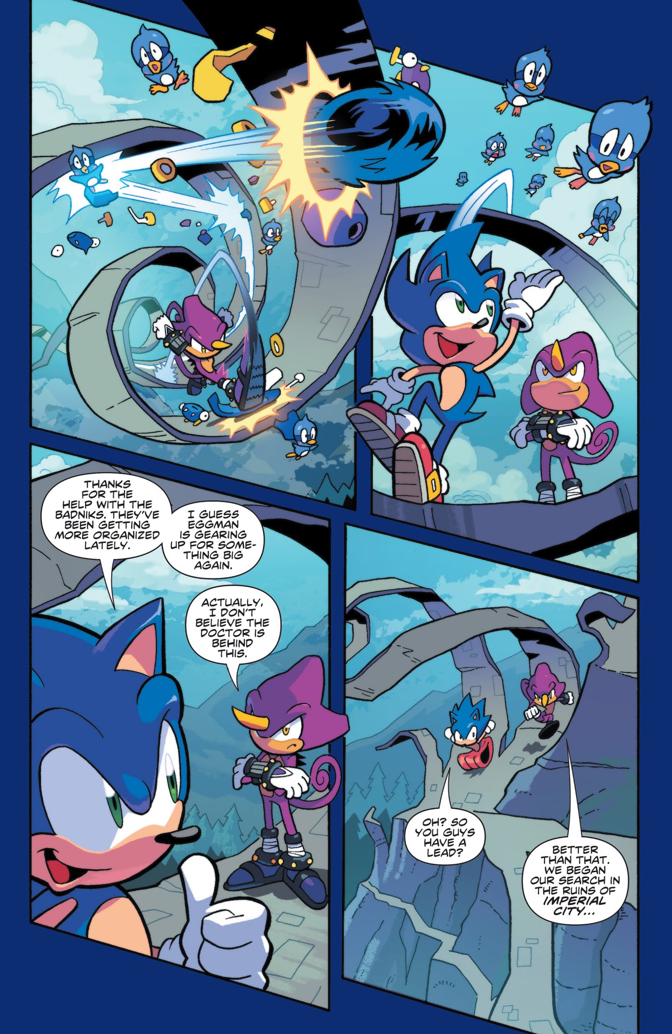 Read online Sonic the Hedgehog (2018) comic -  Issue #5 - 7