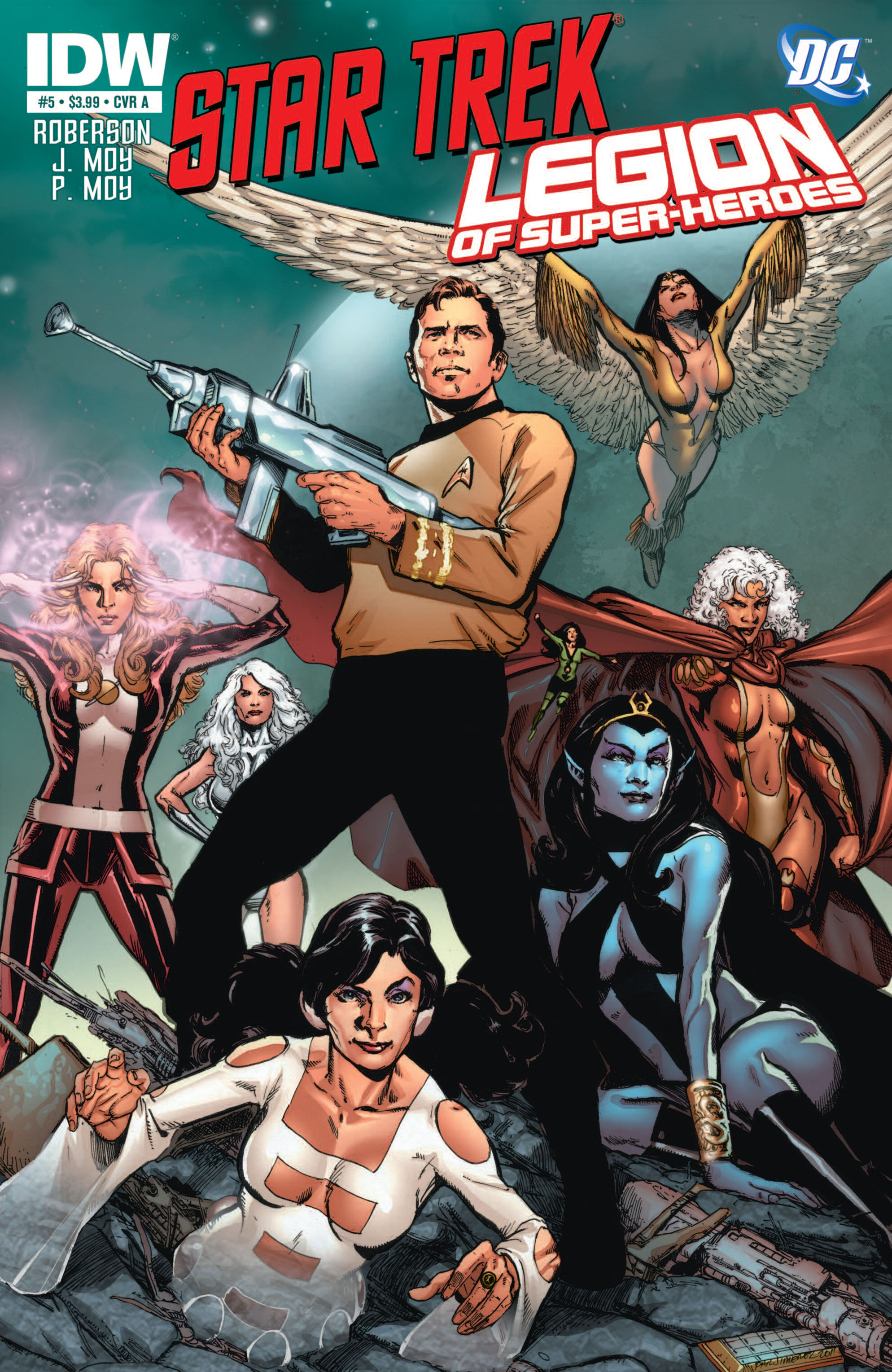 Read online Star Trek/Legion of Super-Heroes comic -  Issue #5 - 1