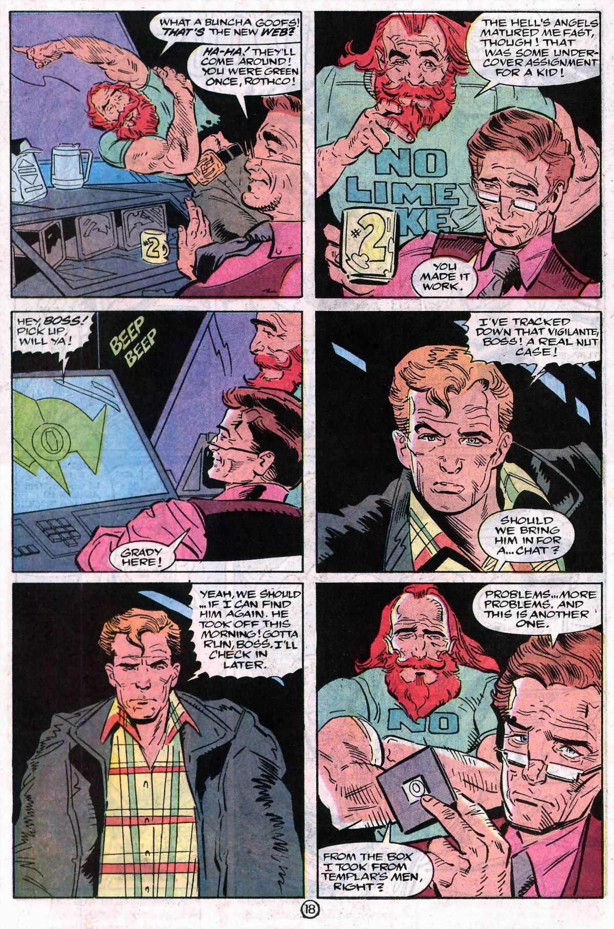 Read online The Web (1991) comic -  Issue #2 - 19