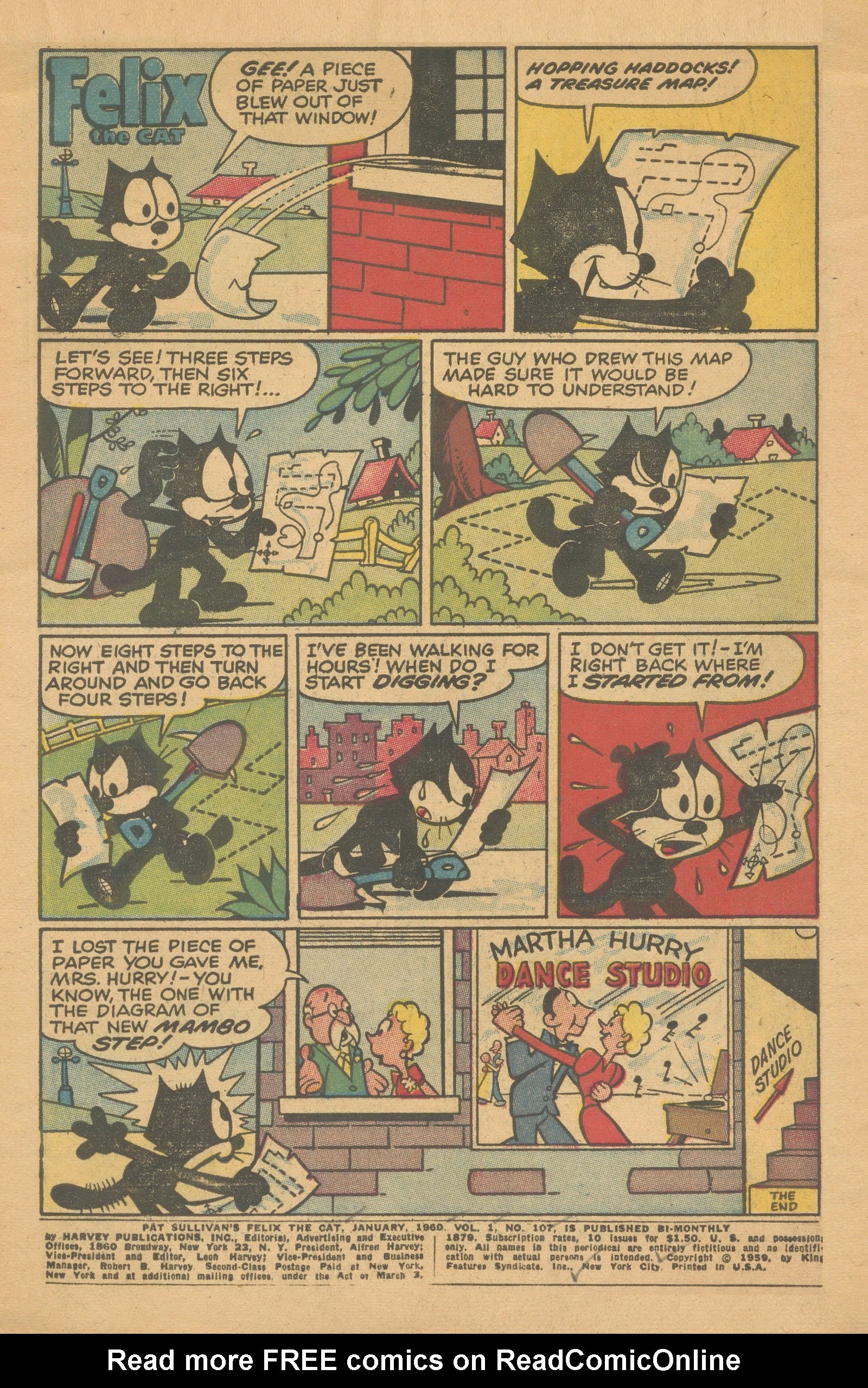 Read online Felix the Cat (1955) comic -  Issue #107 - 3