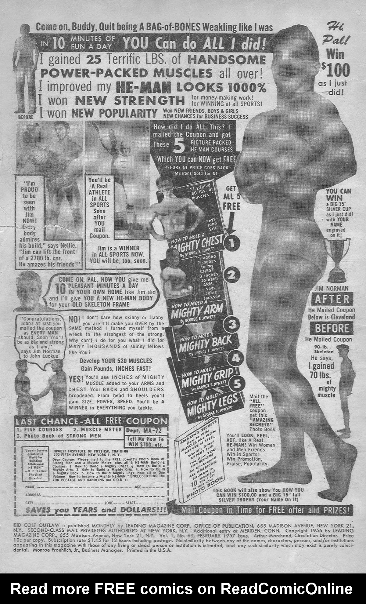 Read online Kid Colt Outlaw comic -  Issue #69 - 2