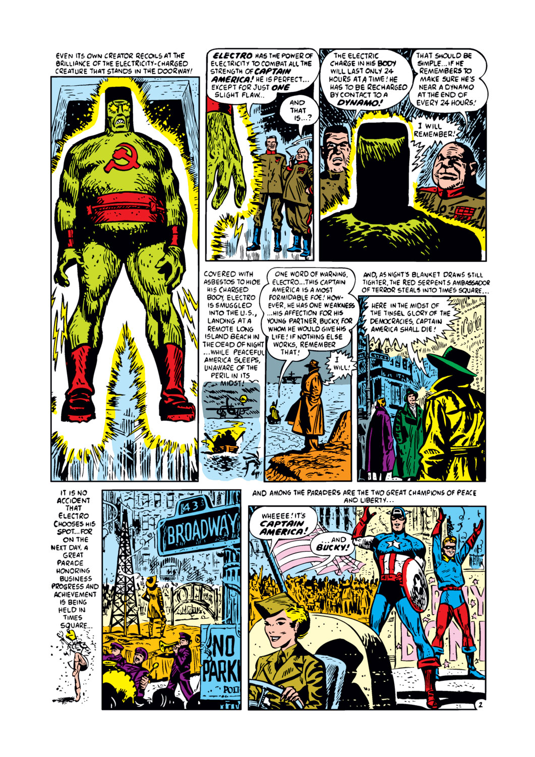 Read online Captain America Comics comic -  Issue #78 - 3