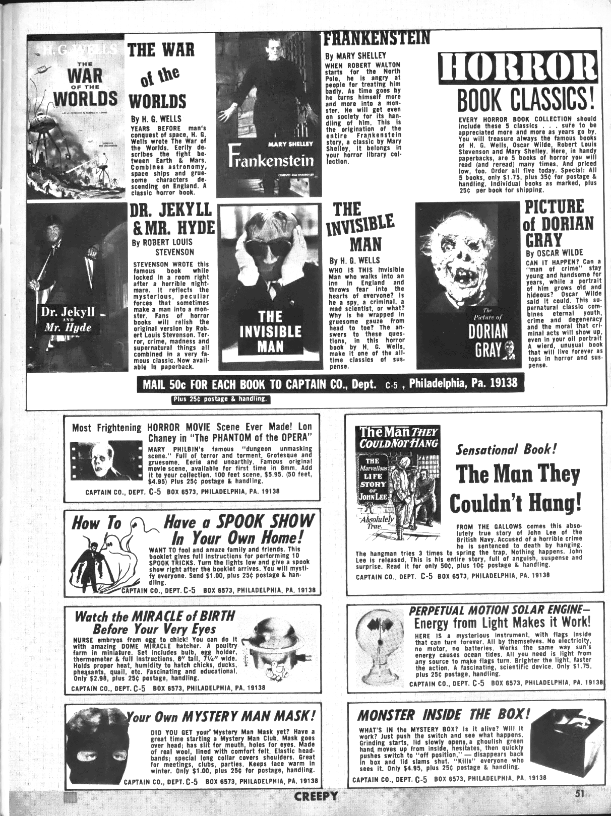 Read online Creepy (1964) comic -  Issue #5 - 51