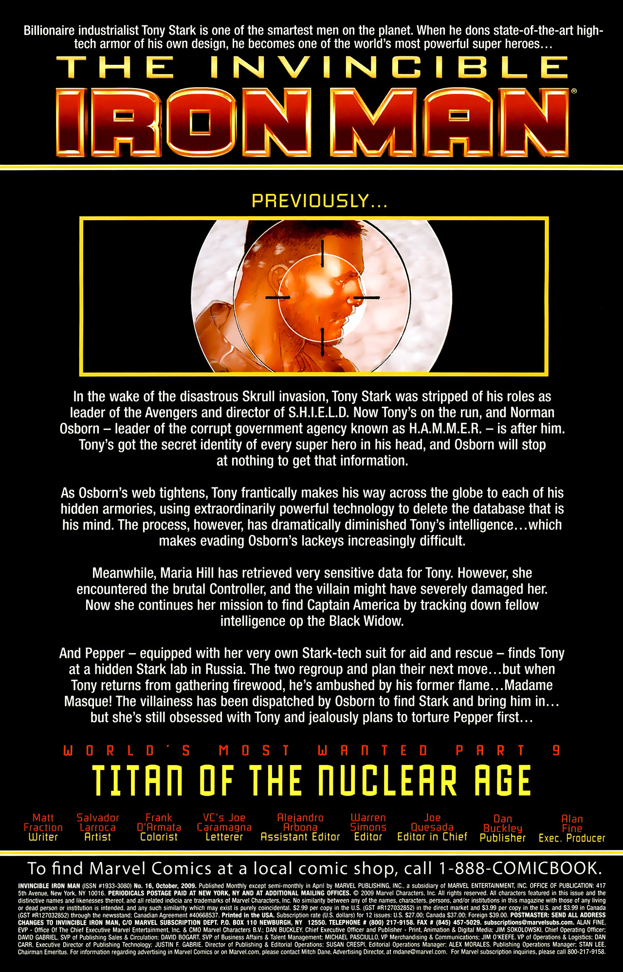 Read online The Invincible Iron Man (2008) comic -  Issue #16 - 3