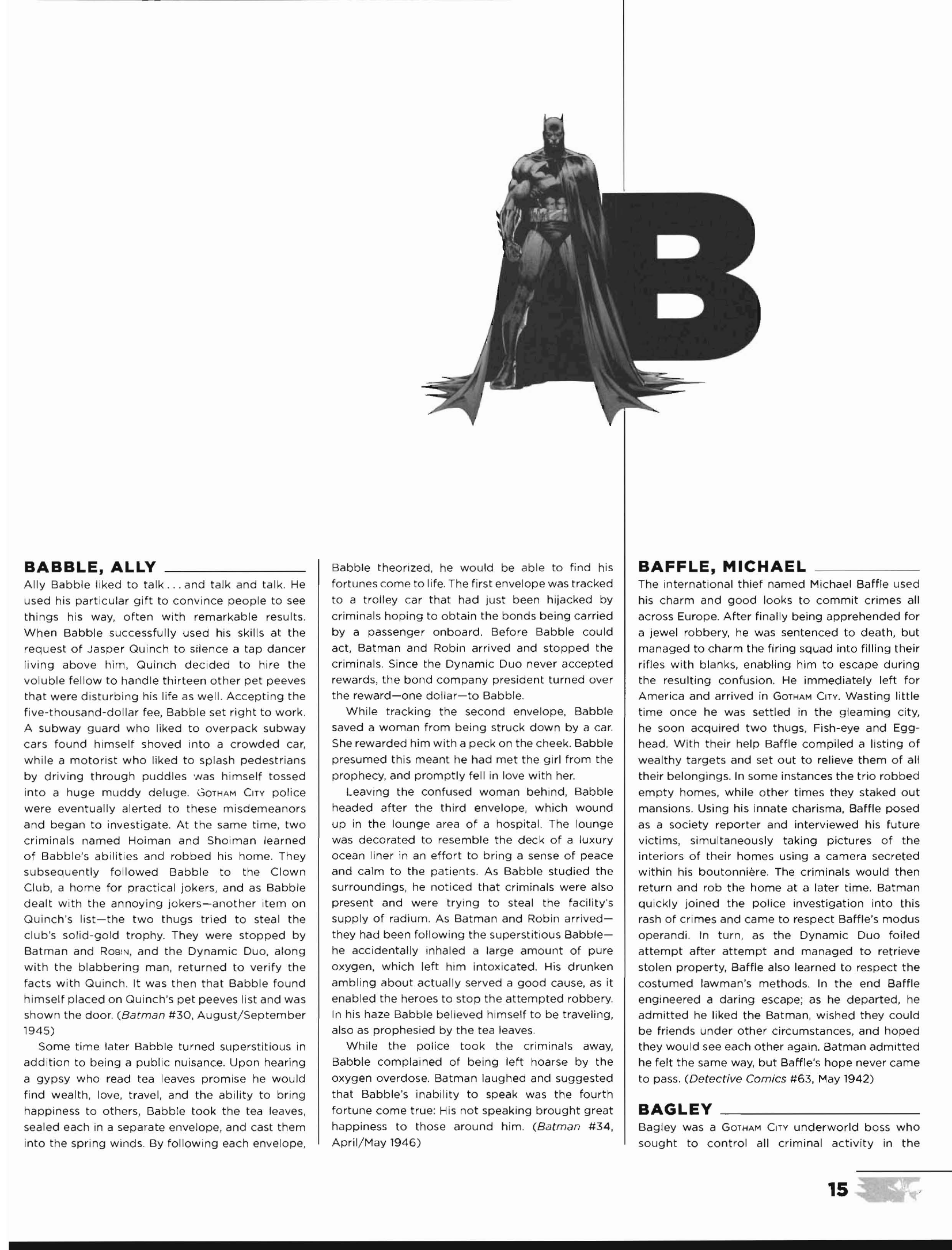 Read online The Essential Batman Encyclopedia comic -  Issue # TPB (Part 1) - 26