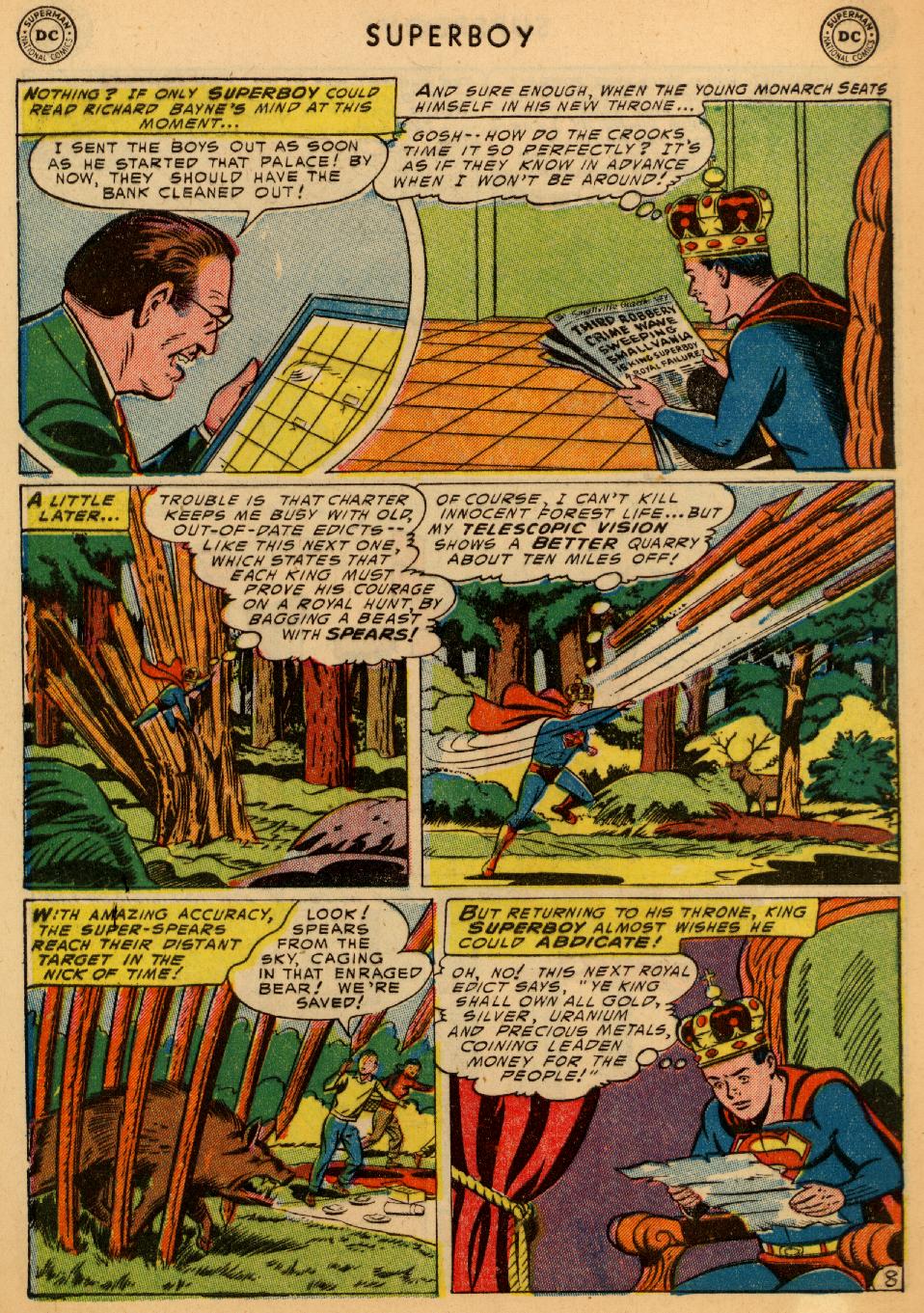 Read online Superboy (1949) comic -  Issue #32 - 34