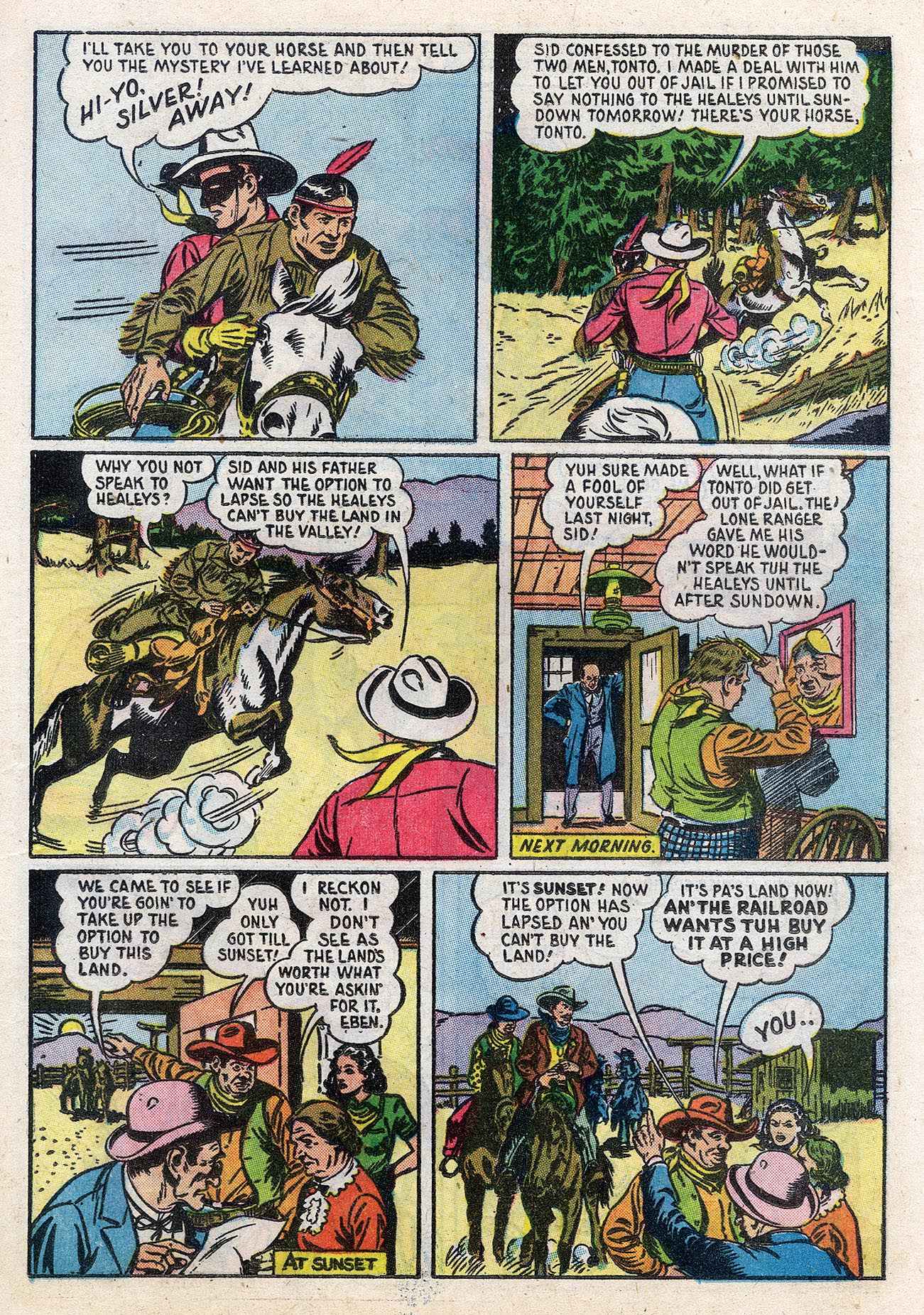 Read online The Lone Ranger (1948) comic -  Issue #27 - 29