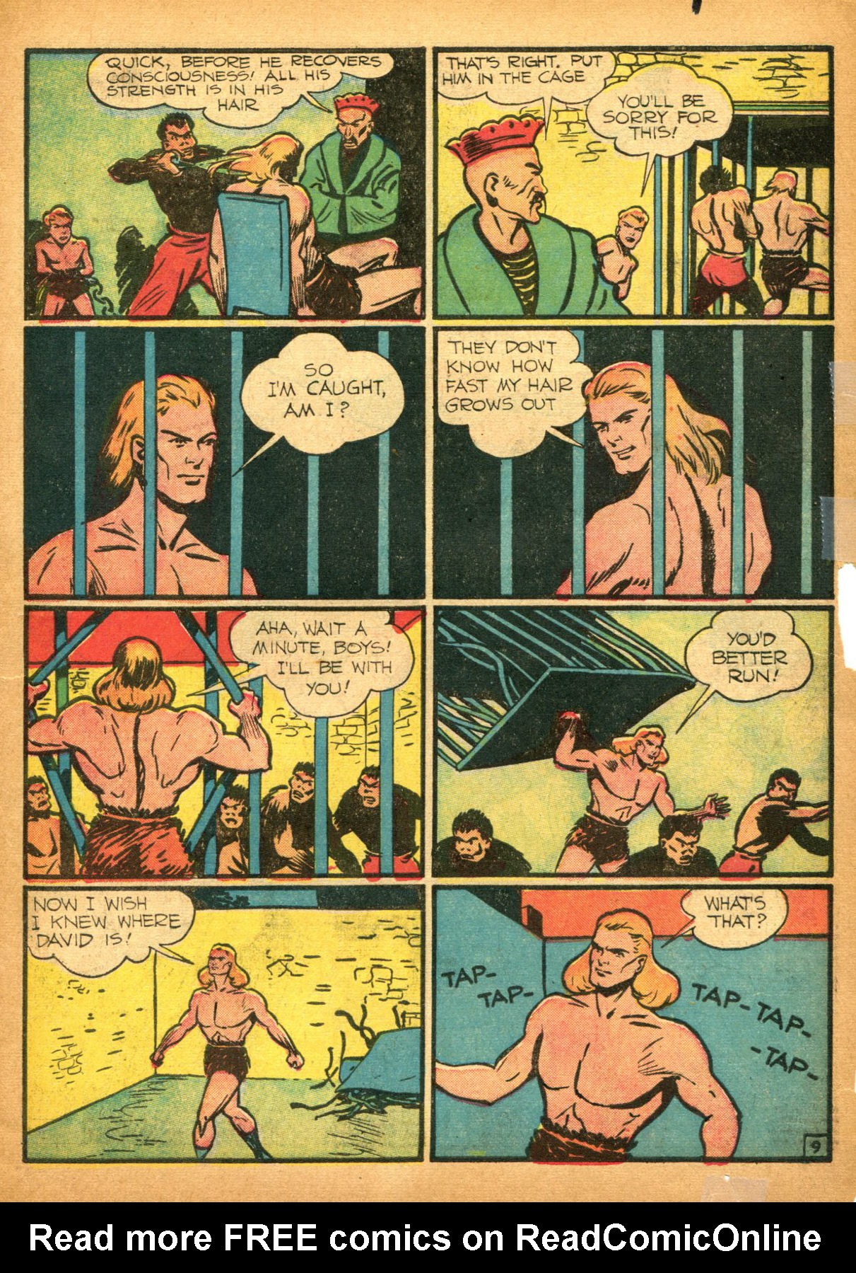 Read online Samson (1940) comic -  Issue #2 - 11