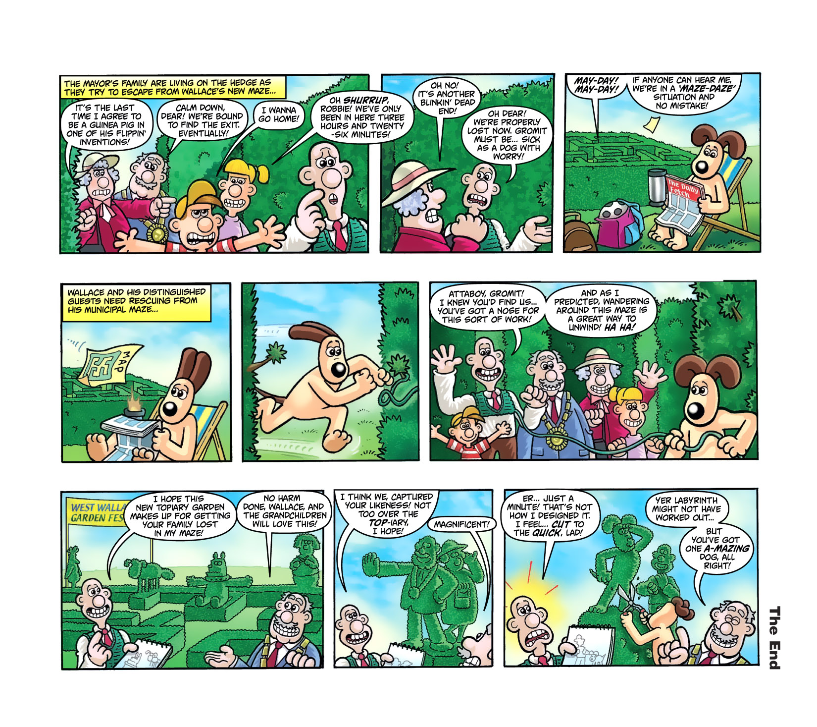 Read online Wallace & Gromit Dailies comic -  Issue #8 - 15