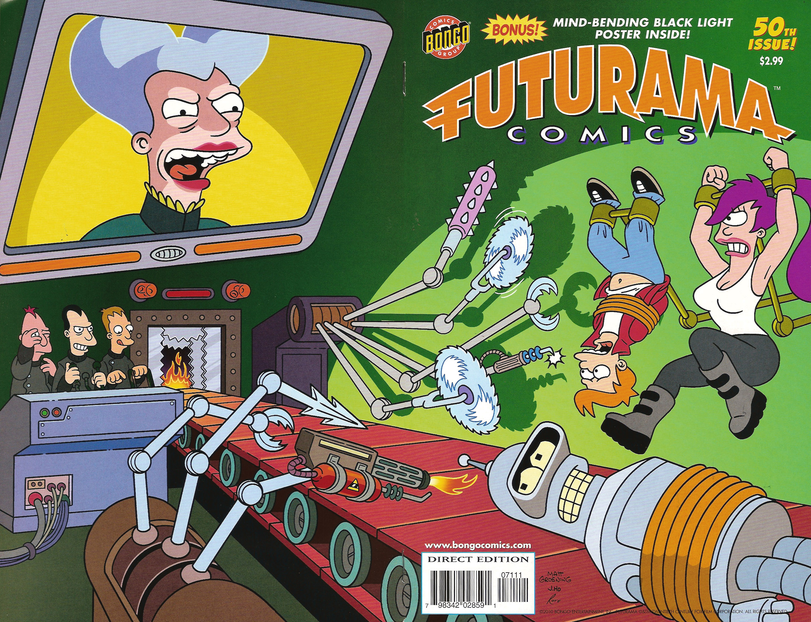 Read online Futurama Comics comic -  Issue #50a - 1