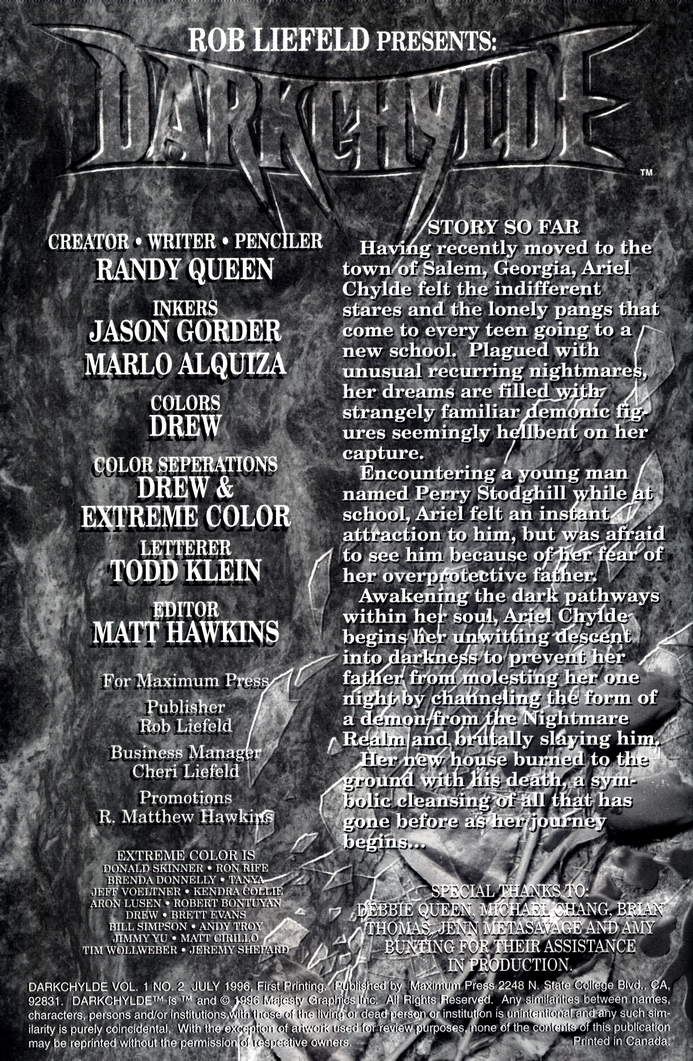 Read online Darkchylde comic -  Issue #2 - 2