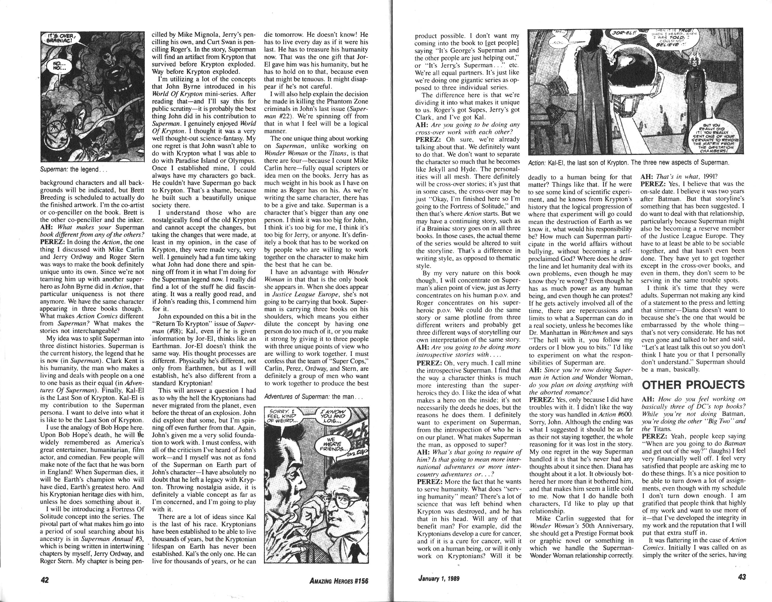 Read online Amazing Heroes comic -  Issue #156 - 22