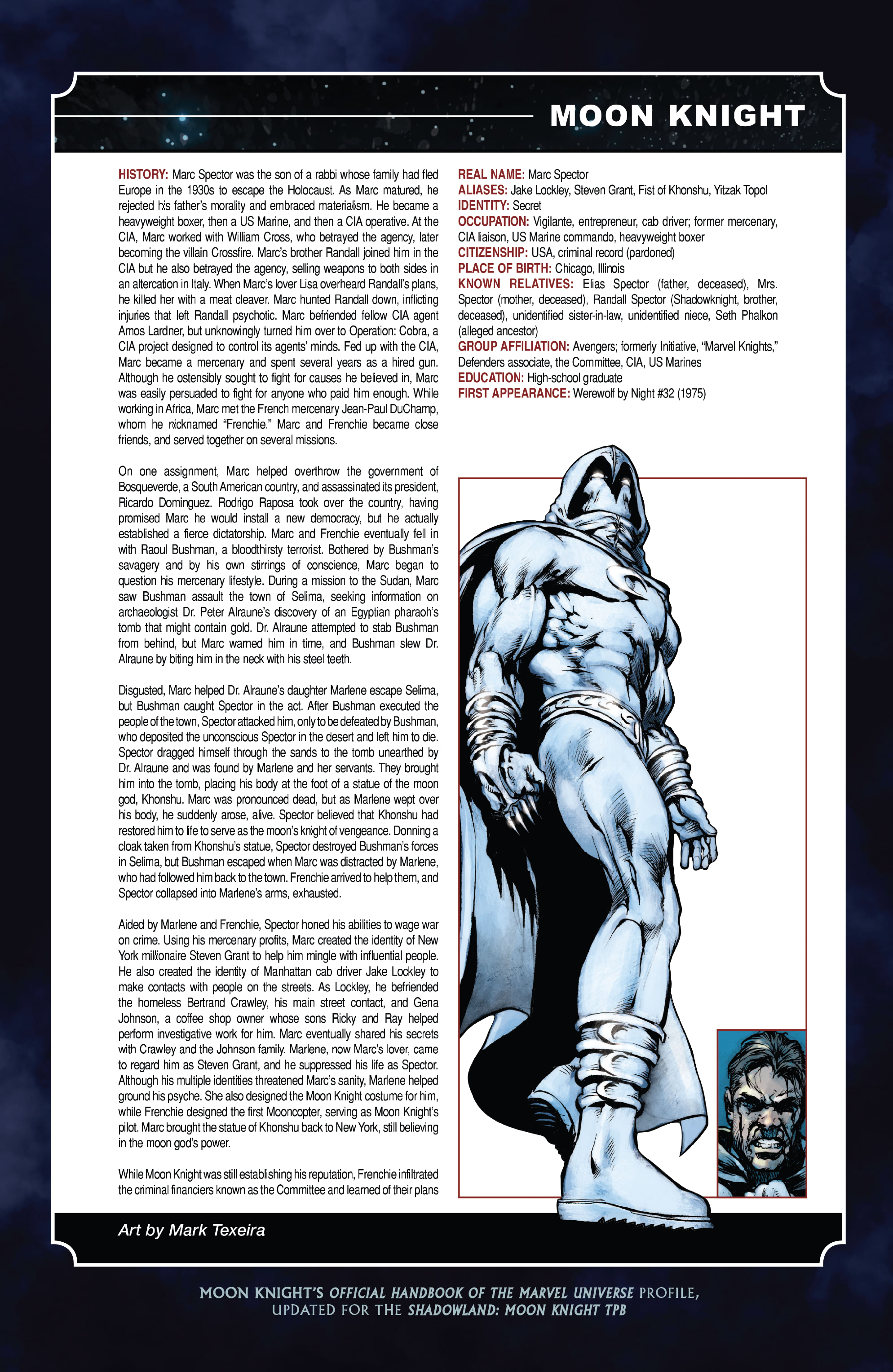 Read online Moon Knight by Huston, Benson & Hurwitz Omnibus comic -  Issue # TPB (Part 12) - 56