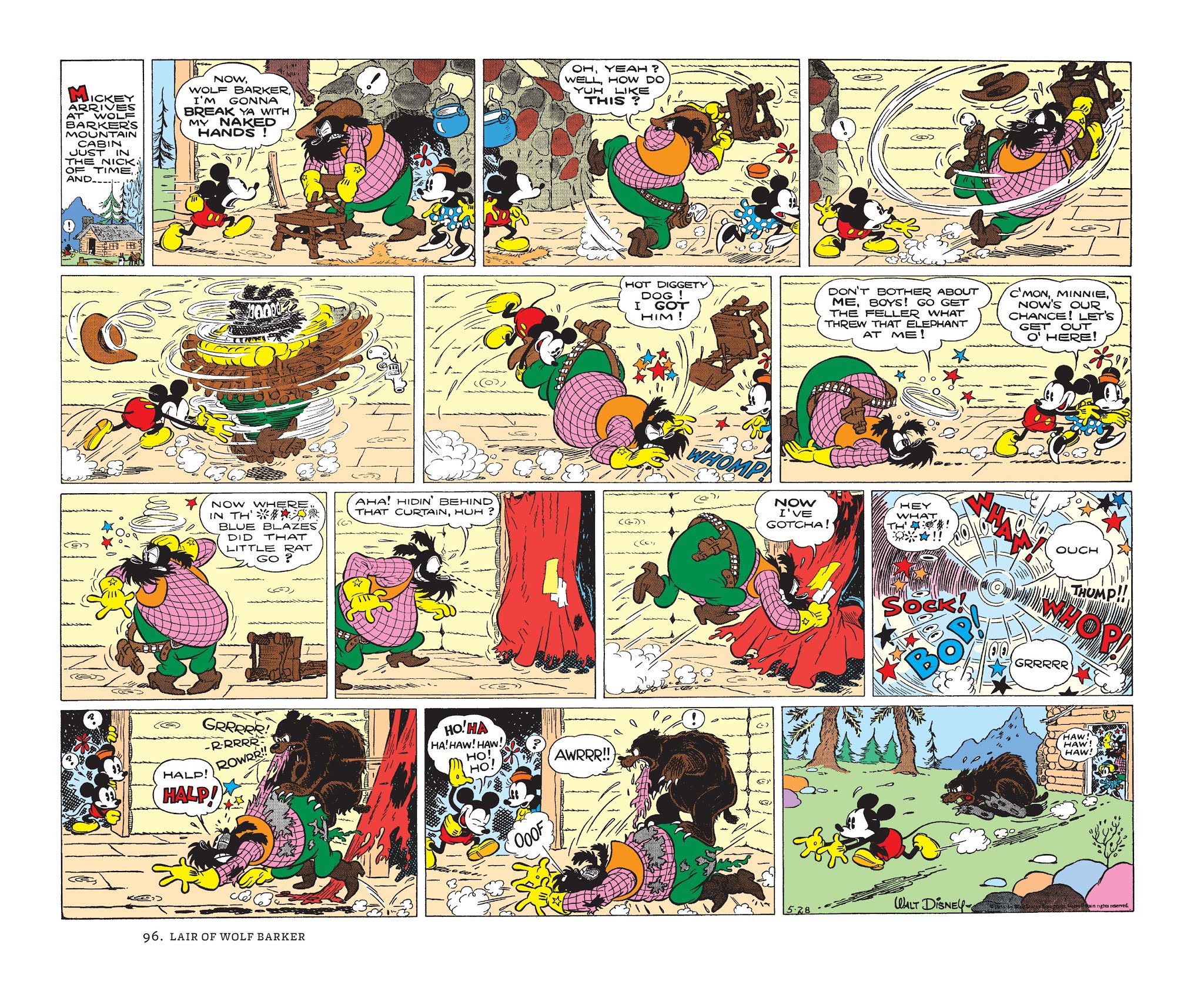 Read online Walt Disney's Mickey Mouse Color Sundays comic -  Issue # TPB 1 (Part 1) - 96