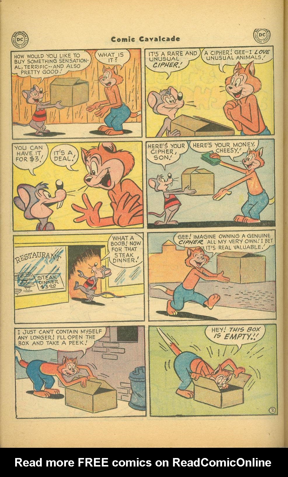 Read online Comic Cavalcade comic -  Issue #61 - 50