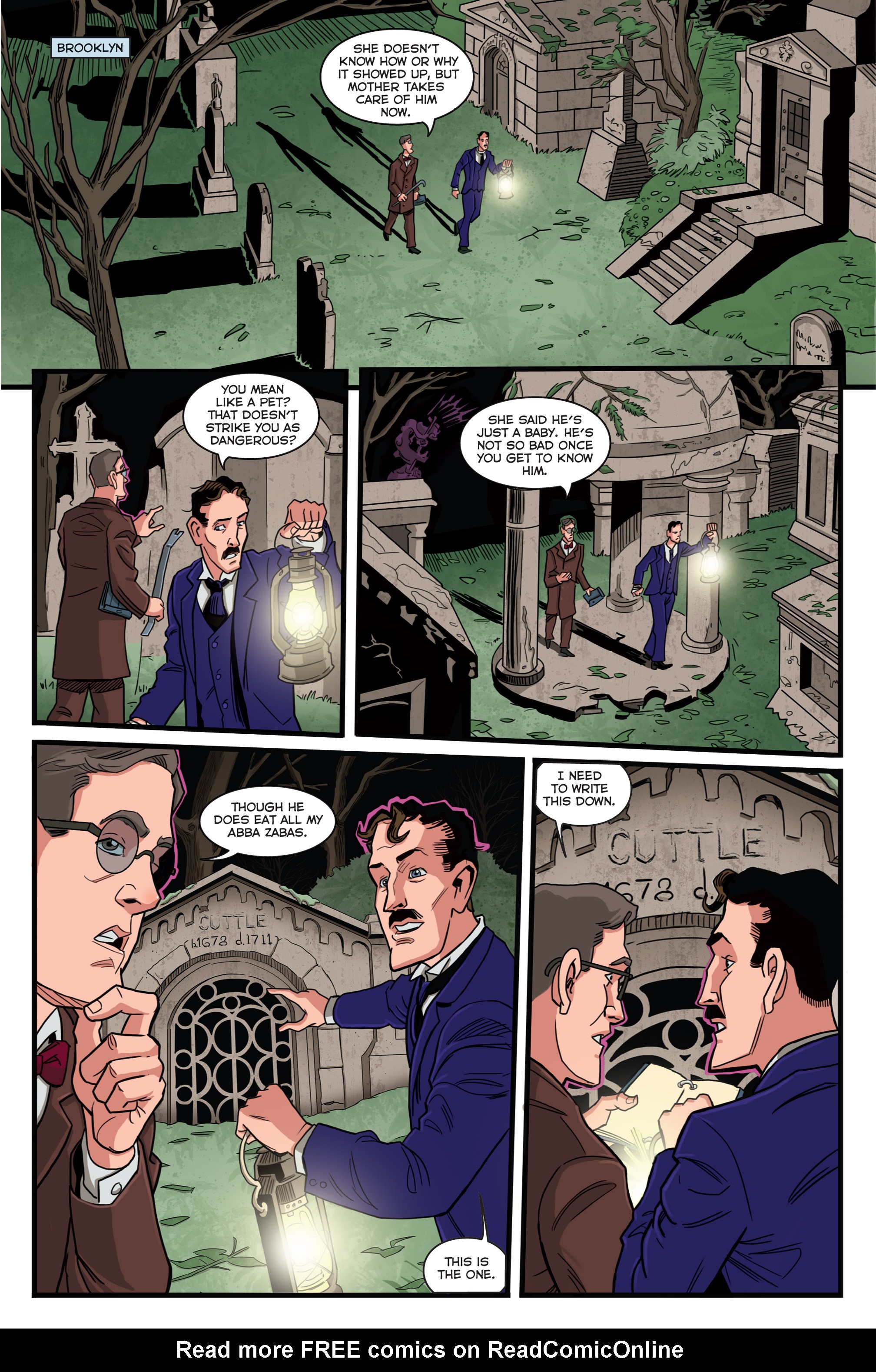 Read online Herald: Lovecraft and Tesla comic -  Issue #4 - 11