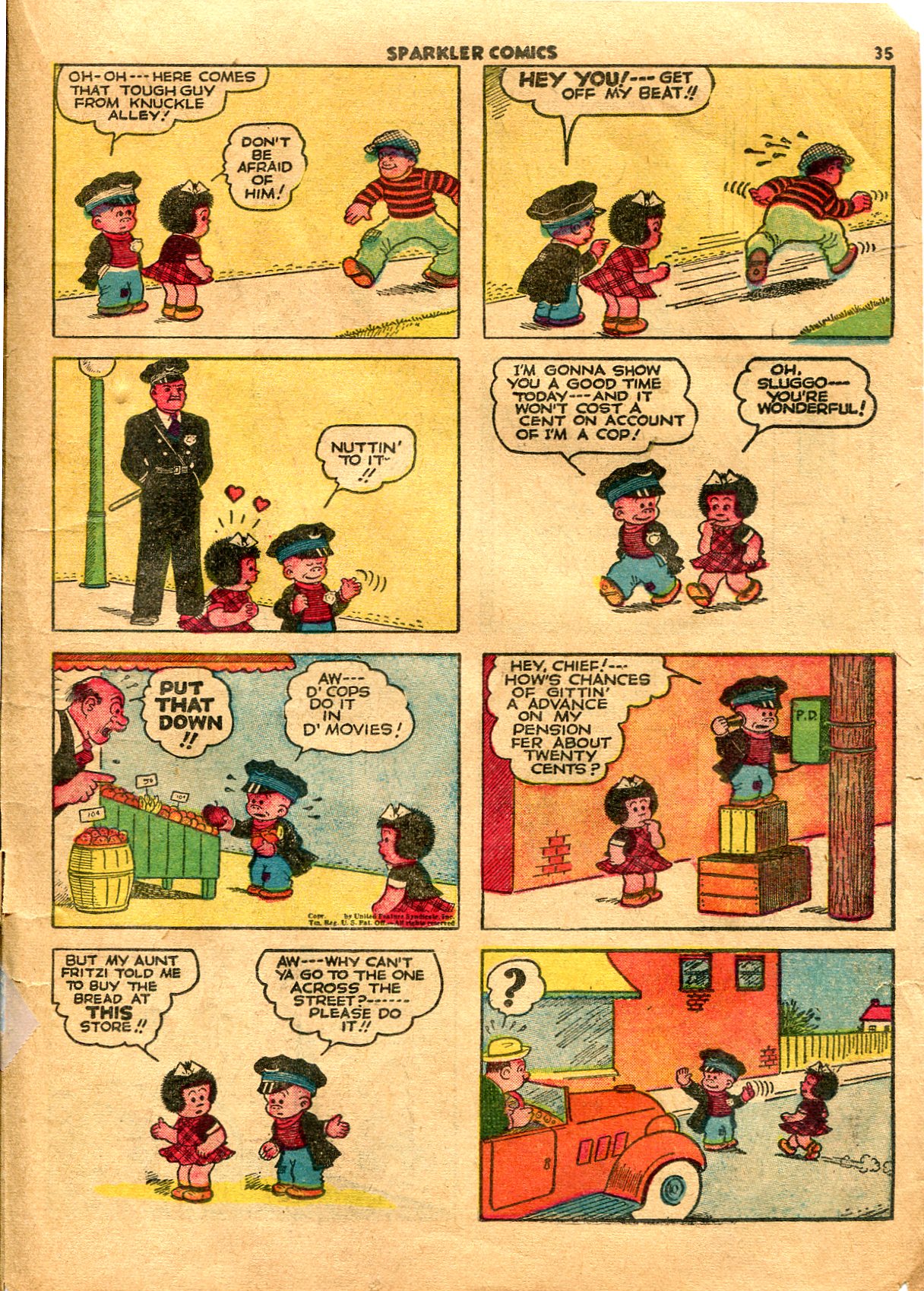 Read online Sparkler Comics comic -  Issue #4 - 36