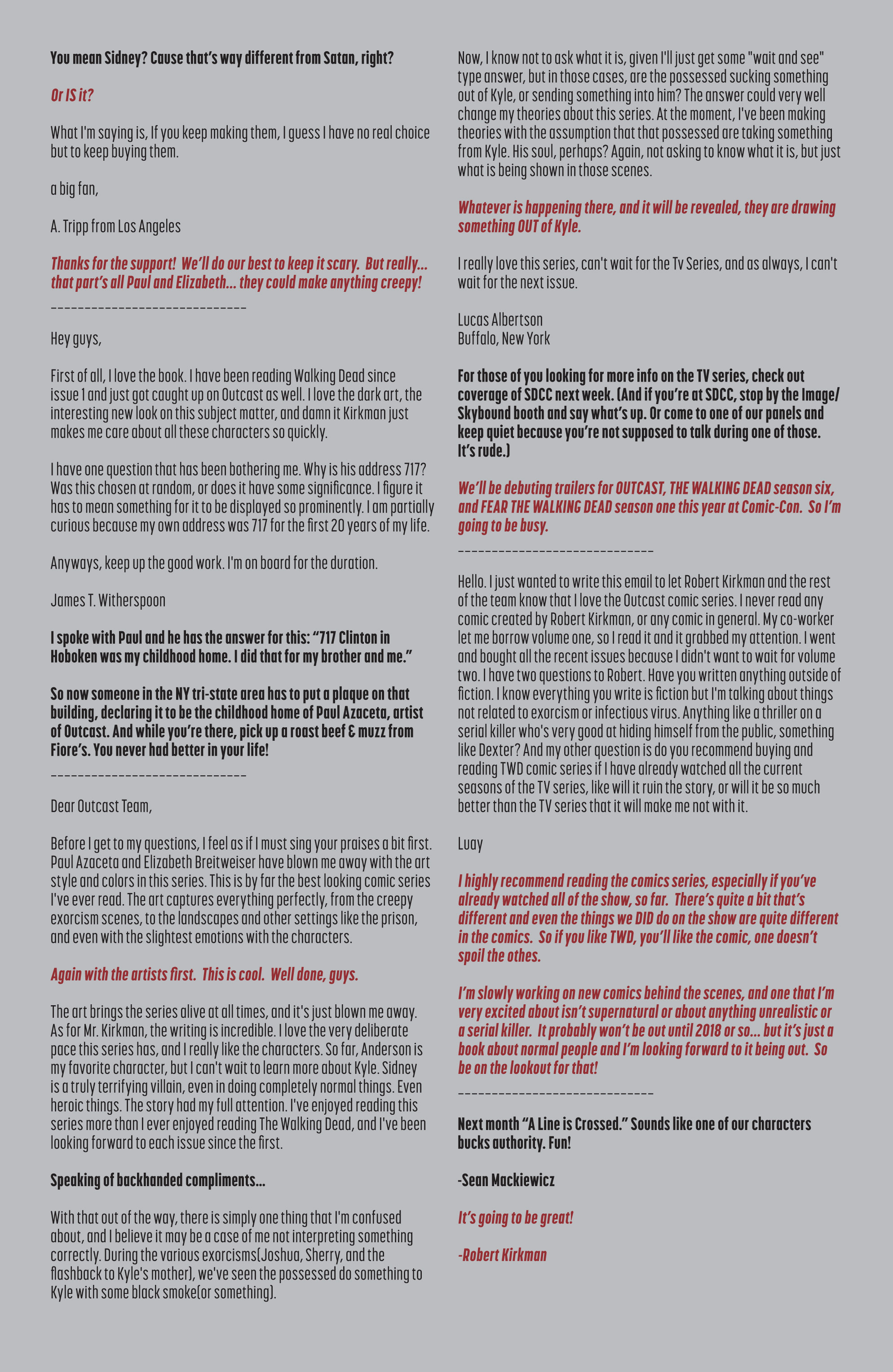 Read online Outcast by Kirkman & Azaceta comic -  Issue #10 - 24