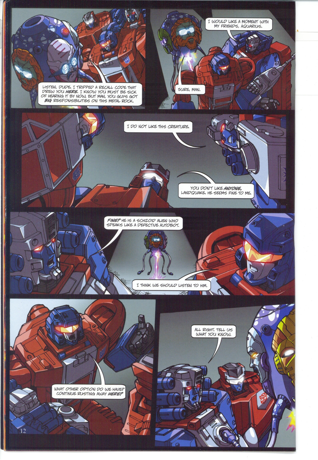 Read online Transformers: Collectors' Club comic -  Issue #27 - 12