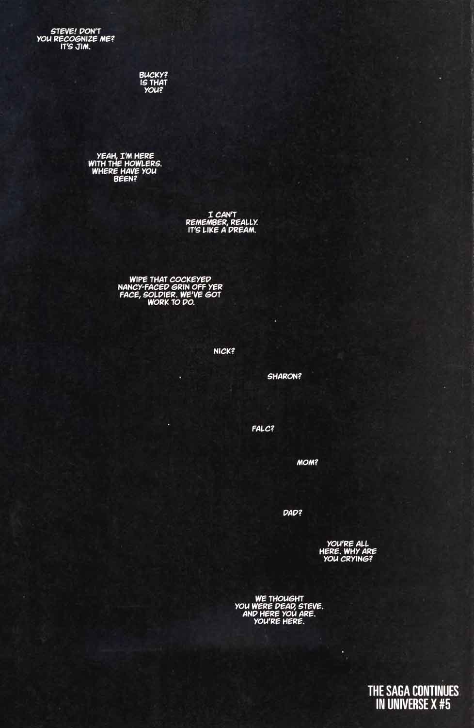 Read online Universe X Special comic -  Issue # Issue Cap - 49