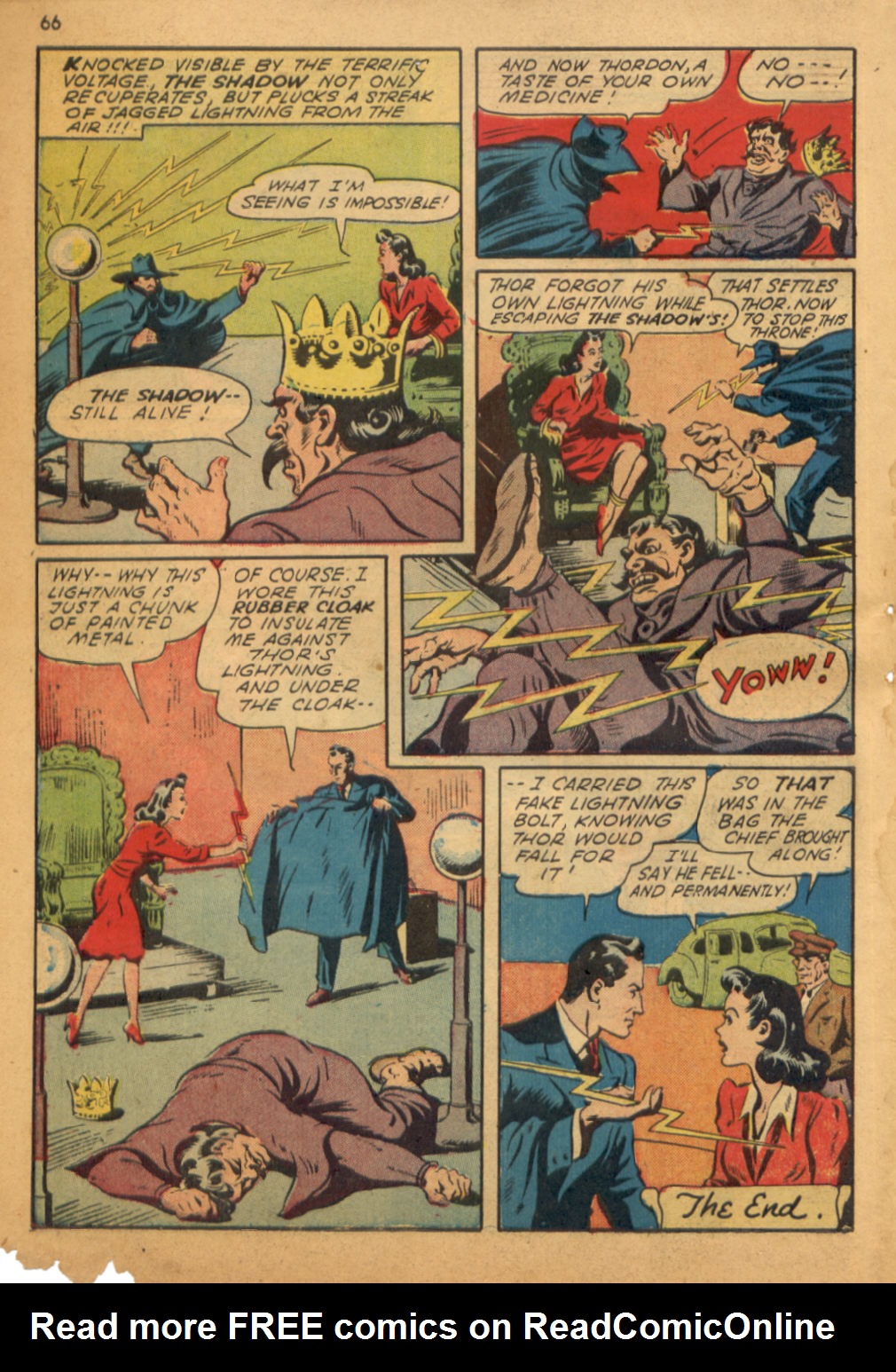 Read online Shadow Comics comic -  Issue #32 - 67