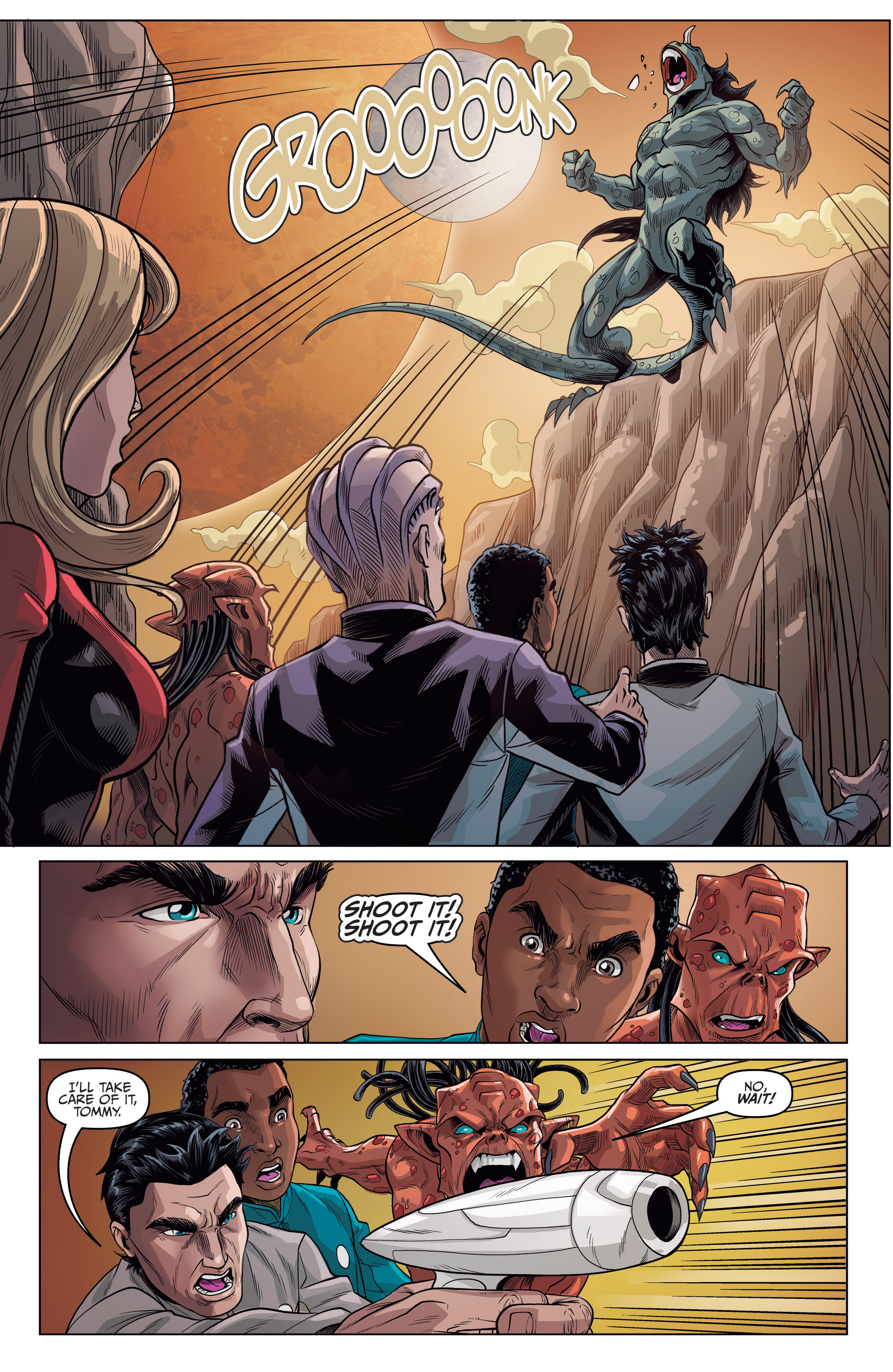 Read online Galaxy Quest: The Journey Continues comic -  Issue #3 - 16