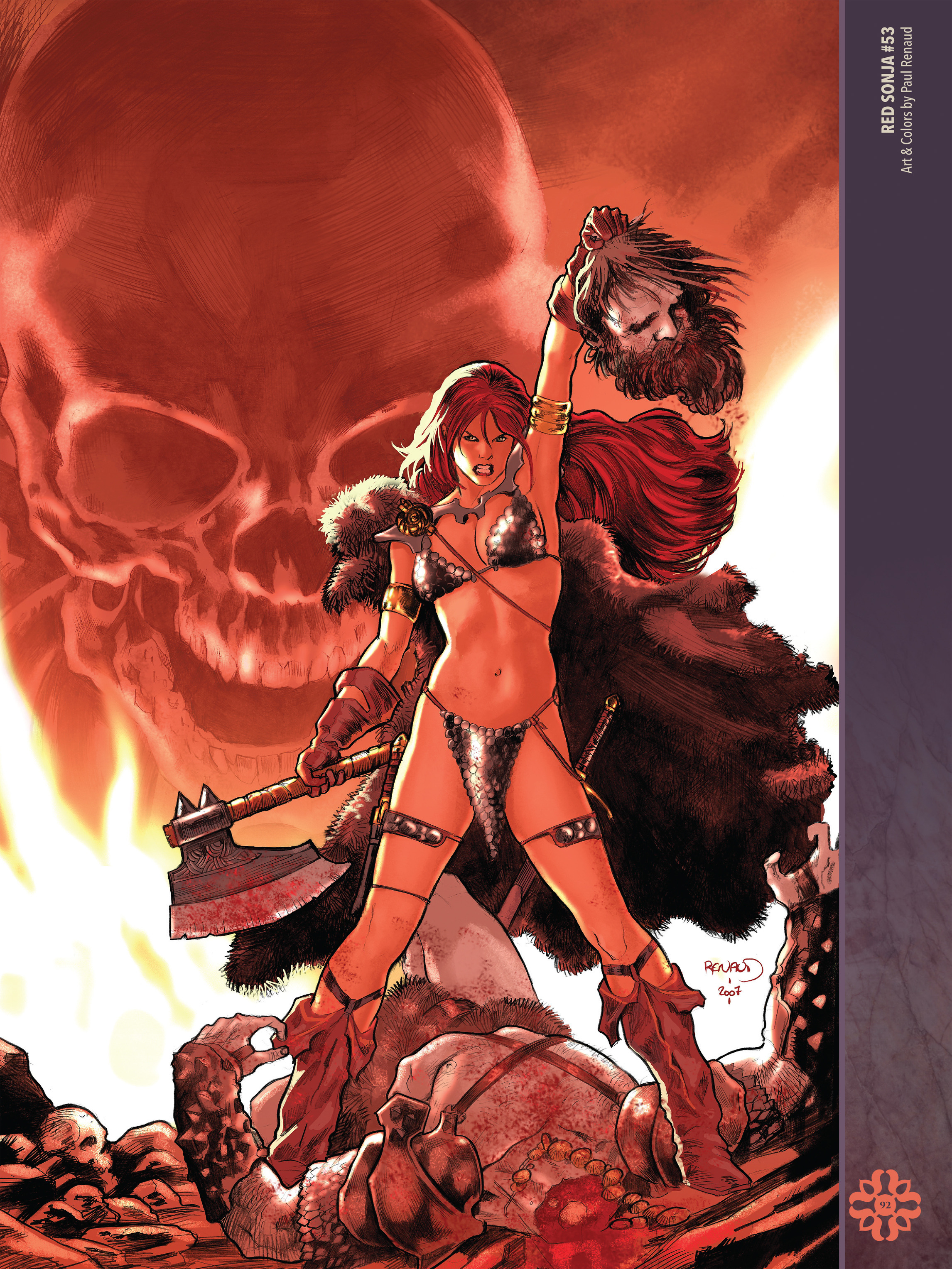Read online The Art of Red Sonja comic -  Issue # TPB 2 (Part 1) - 92