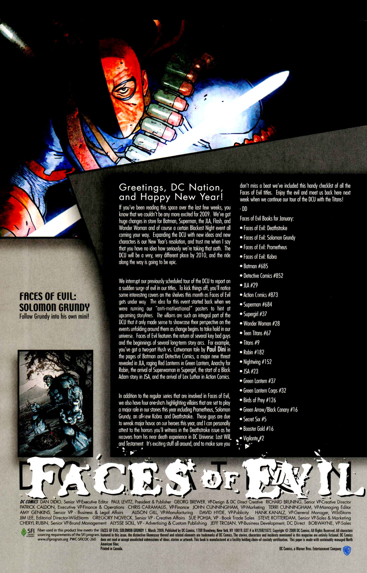 Read online Faces of Evil: Solomon Grundy comic -  Issue # Full - 23