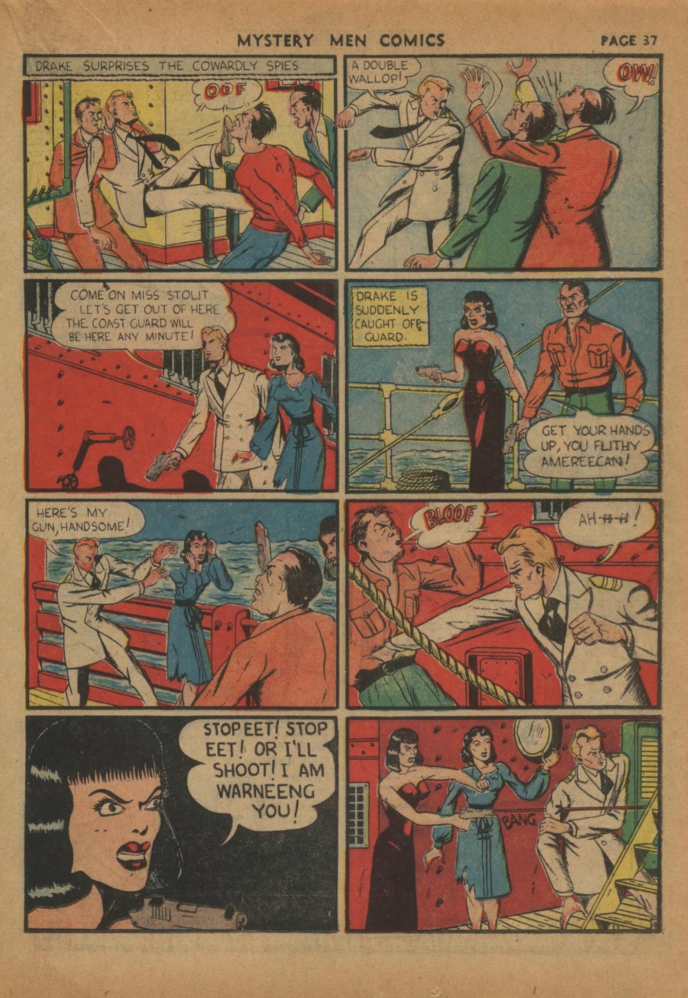 Read online Mystery Men Comics comic -  Issue #16 - 39