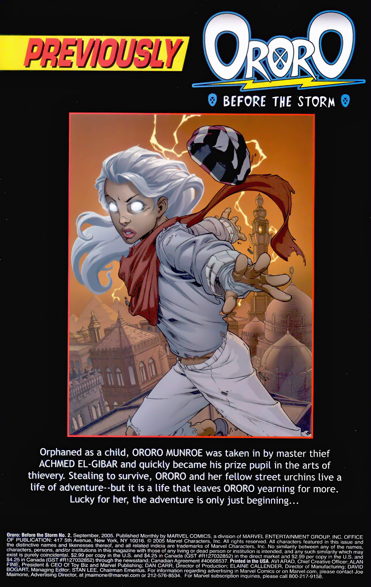 Read online Ororo: Before the Storm comic -  Issue #2 - 2