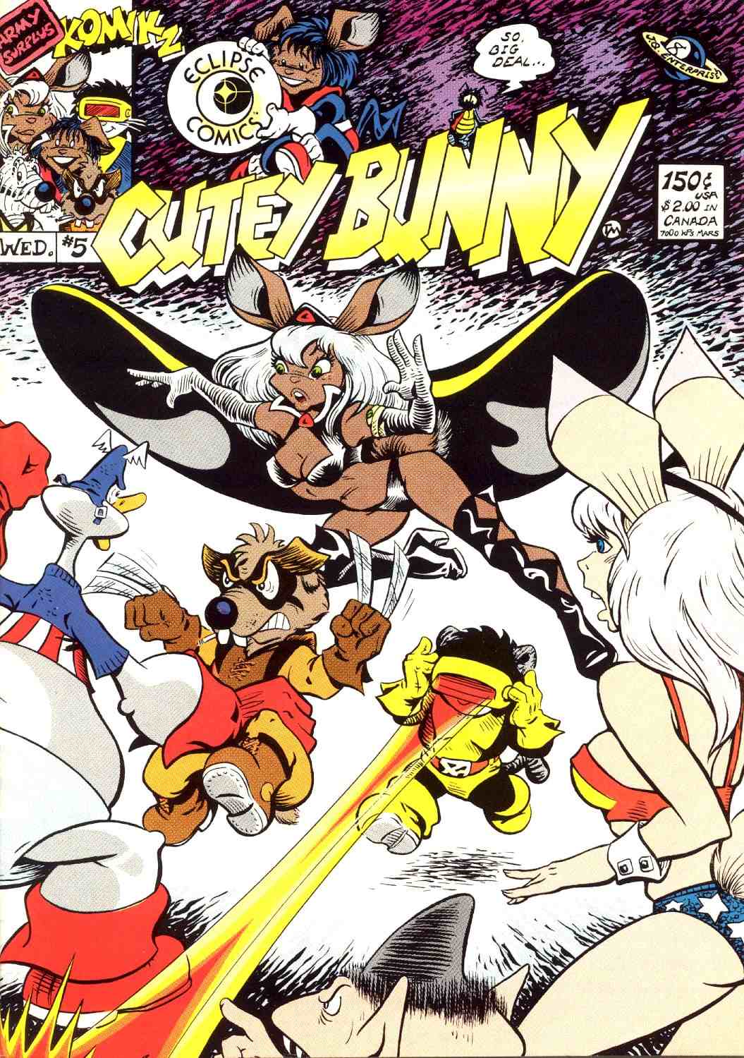 Read online Army  Surplus Komikz Featuring: Cutey Bunny comic -  Issue #5 - 1