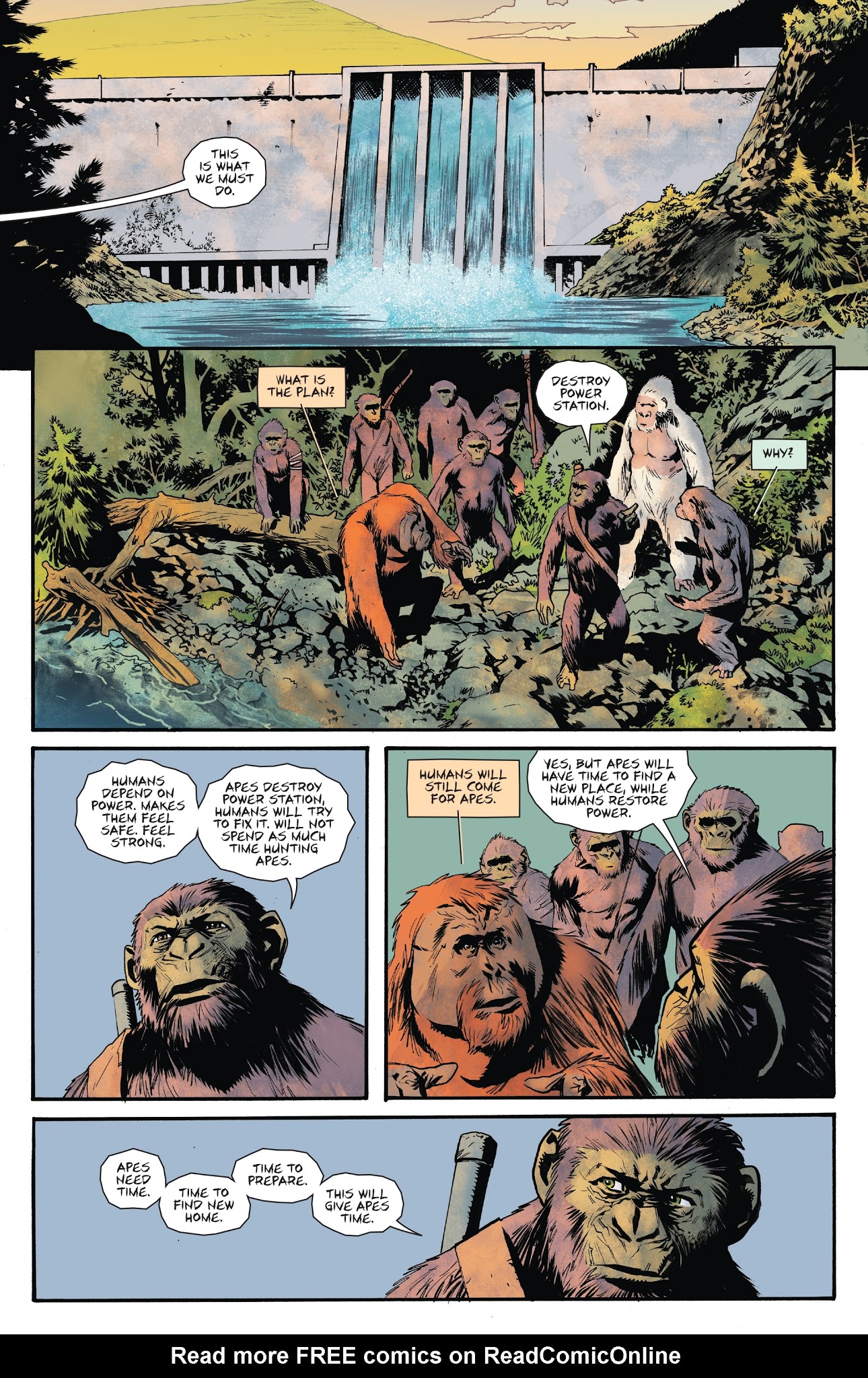 Read online War for the Planet of the Apes comic -  Issue #3 - 19