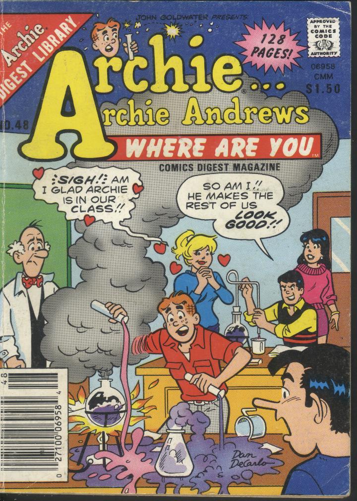 Read online Archie...Archie Andrews, Where Are You? Digest Magazine comic -  Issue #48 - 1
