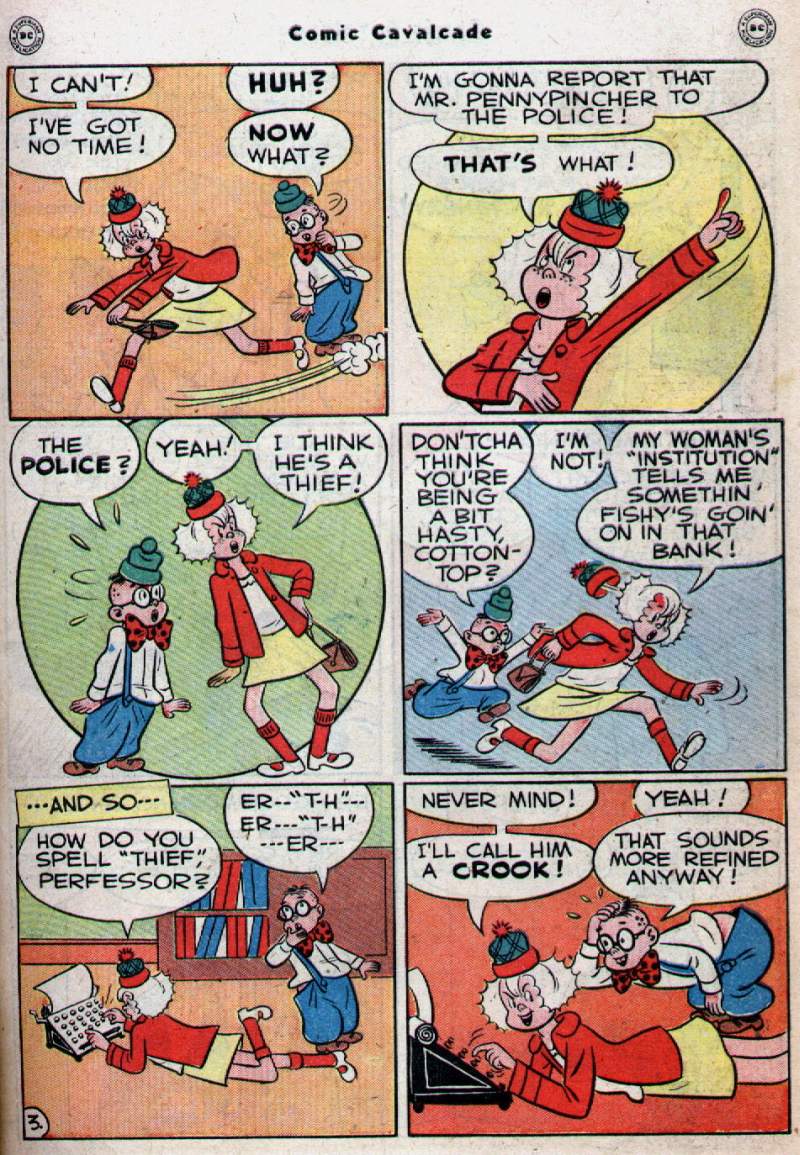 Read online Comic Cavalcade comic -  Issue #28 - 45