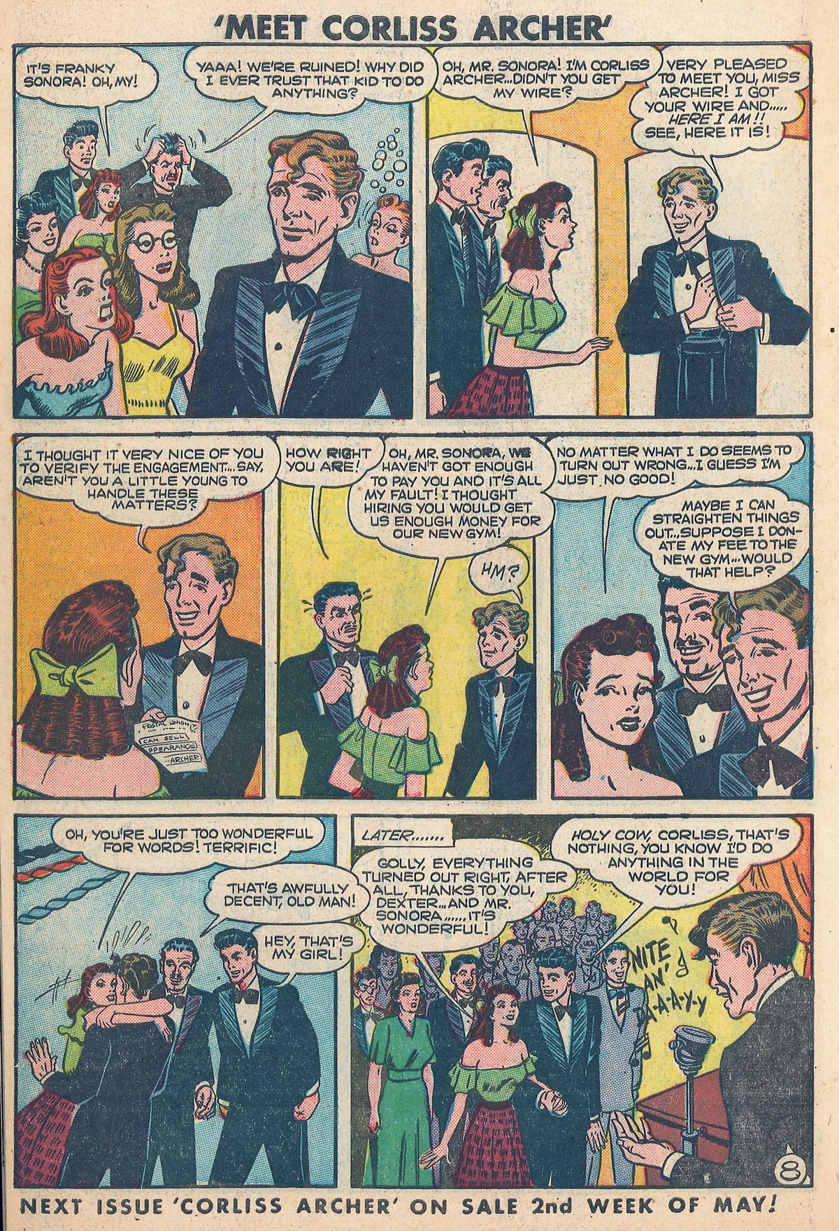 Read online Meet Corliss Archer comic -  Issue #2 - 18