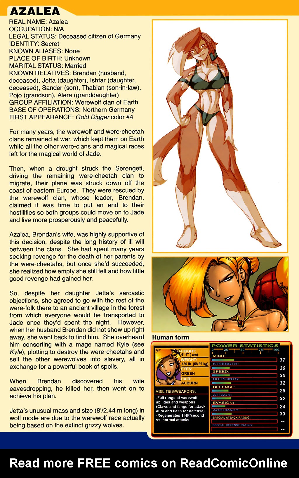Read online Gold Digger Sourcebook: The Official Handbook of the GD Universe comic -  Issue #1 - 25