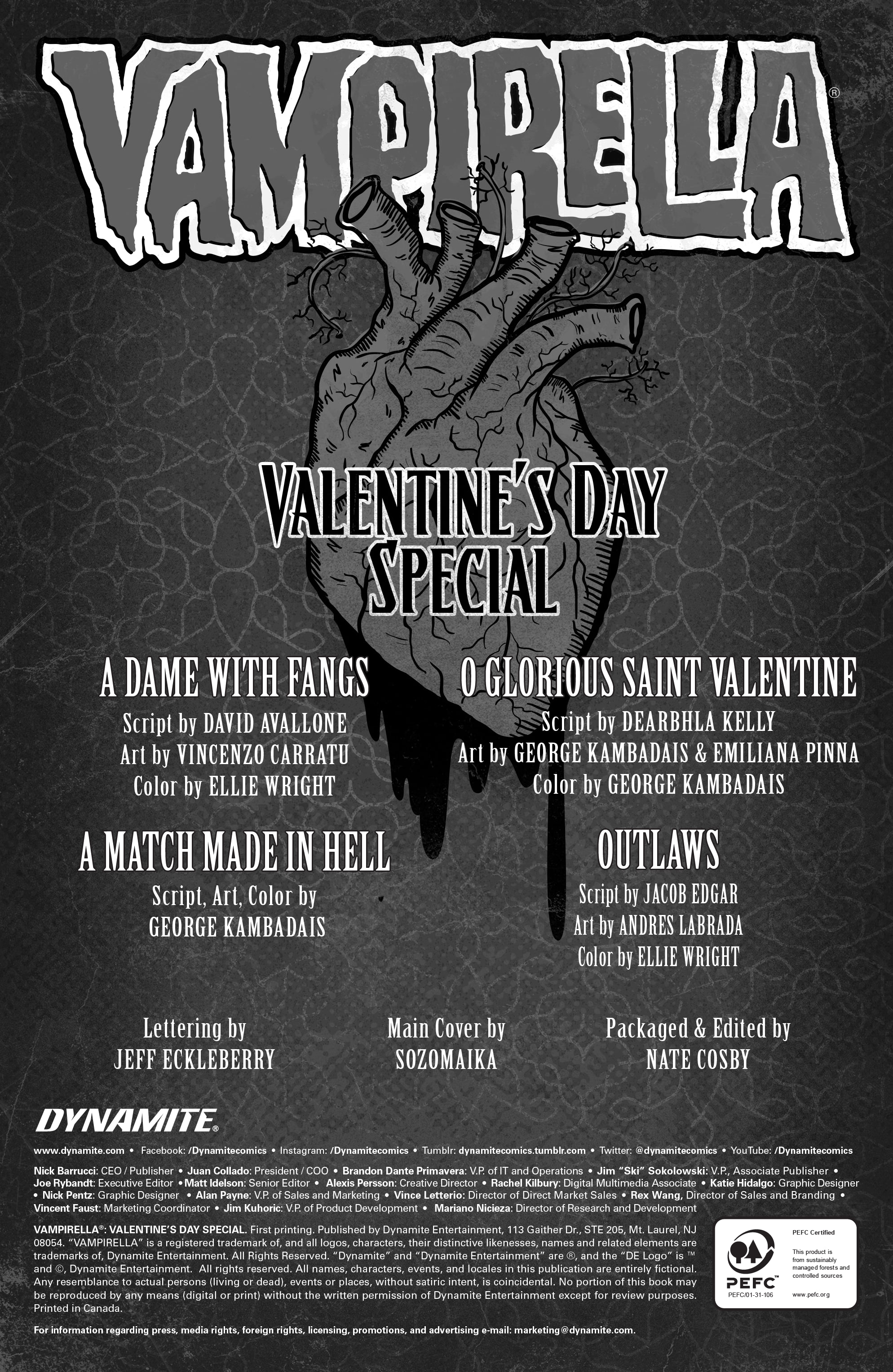 Read online Vampirella Valentine's Day Special comic -  Issue #2022 - 4