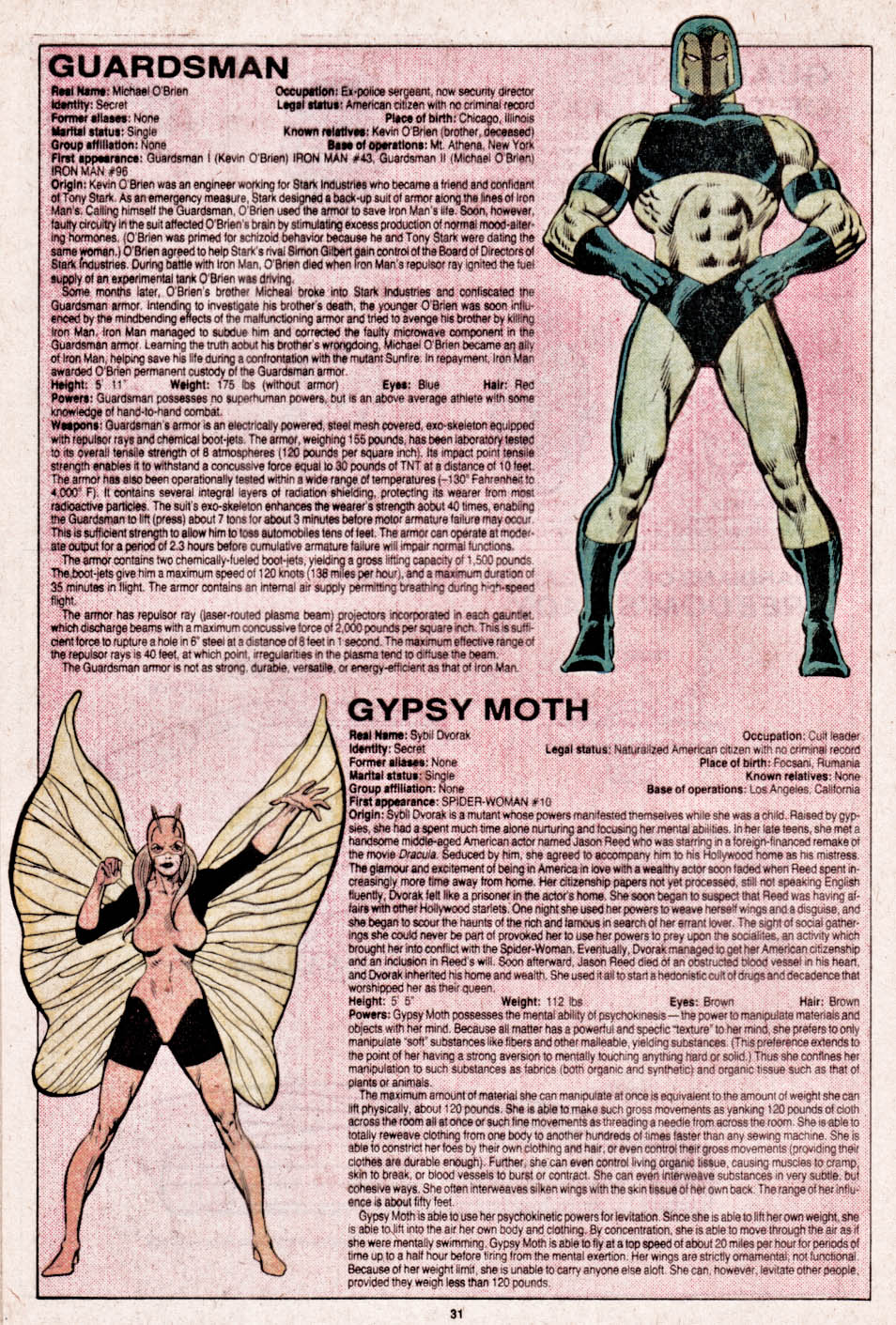 The Official Handbook of the Marvel Universe issue 4 - Page 32
